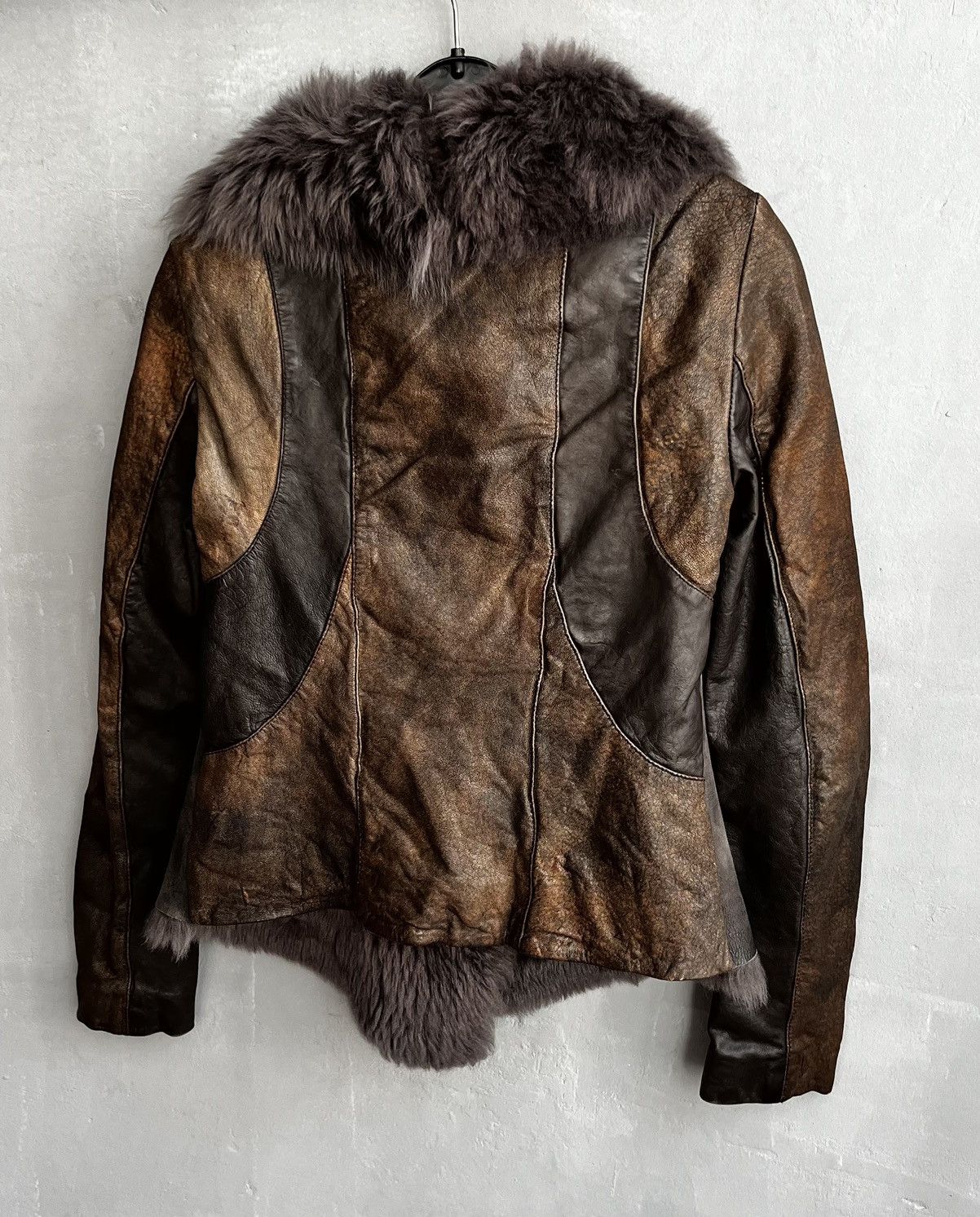 Allsaints × Hysteric Glamour AllSaints MURES Sheepskin Shearling Leather Jacket Size M / US 6-8 / IT 42-44 - 9 Thumbnail
