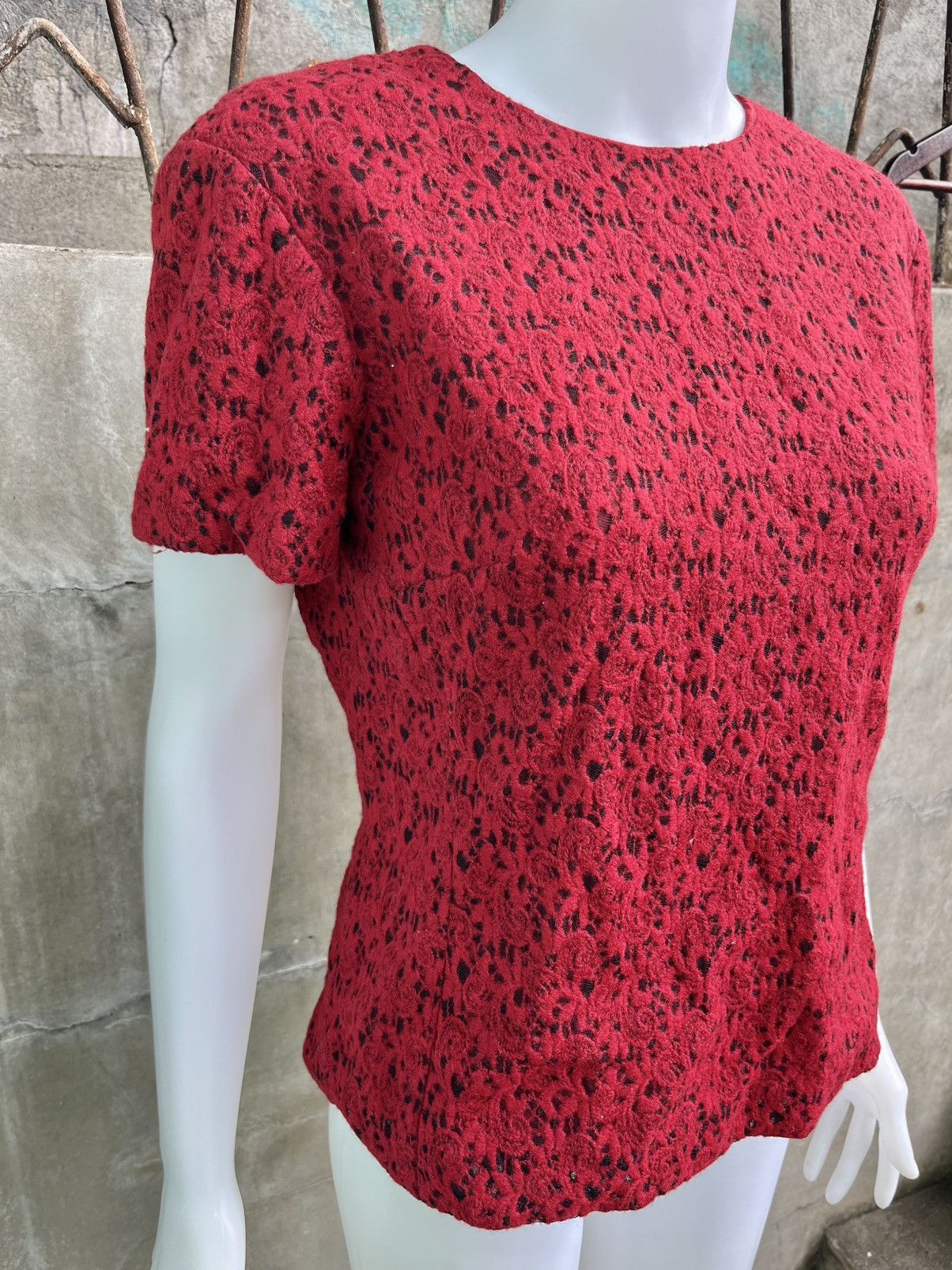 Dries Van Noten Floral Tapestry Crochet Top Size XS / US 0-2 / IT 36-38 - 2 Thumbnail