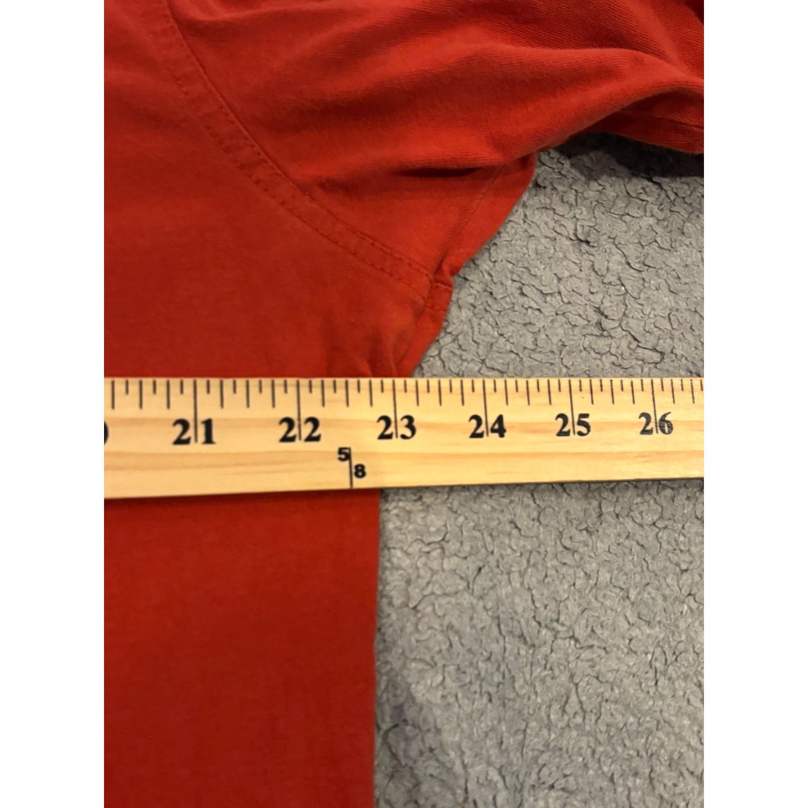 Vintage VINTAGE? No — L.L. Bean Shirt Men Long Sleeve Henley Orange Regular Fit Knit Cotton Tee Casual Size US L / EU 52-54 / 3 - 3 Thumbnail