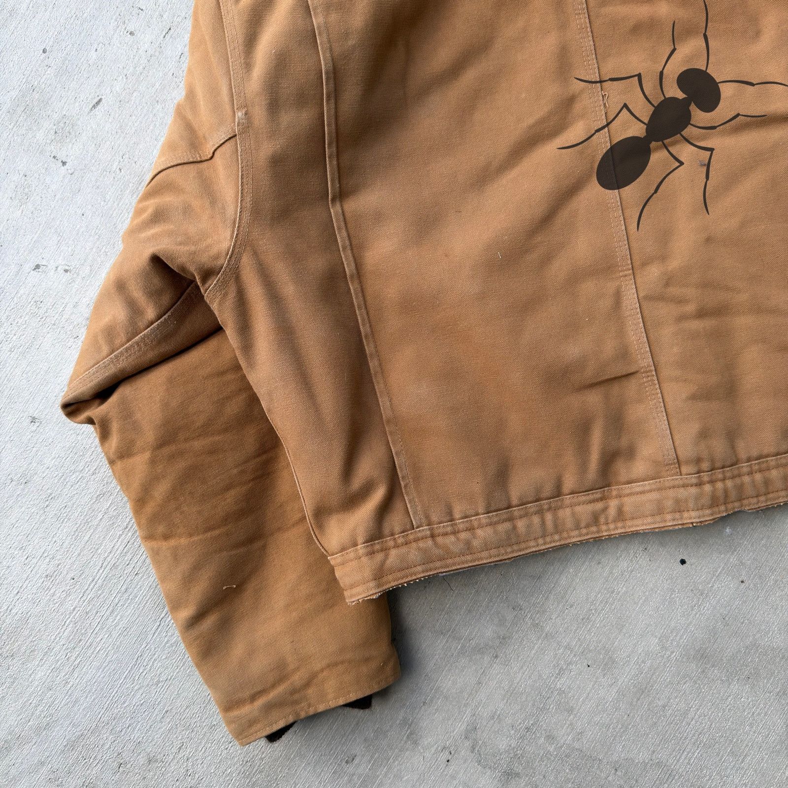 Carhartt × Vintage Carhartt brown cropped Detroit style work wear jacket Size US XL / EU 56 / 4 - 6 Thumbnail