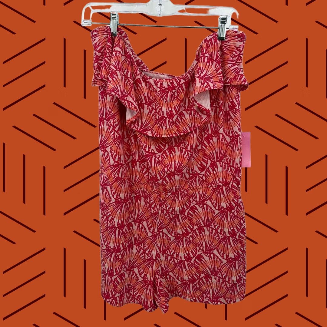 Vineyard Vines Vineyard Vines Pre-Owned Red Size Small Printed Strapless Romper Size 28" / US 6 / IT 42 - 1 Thumbnail