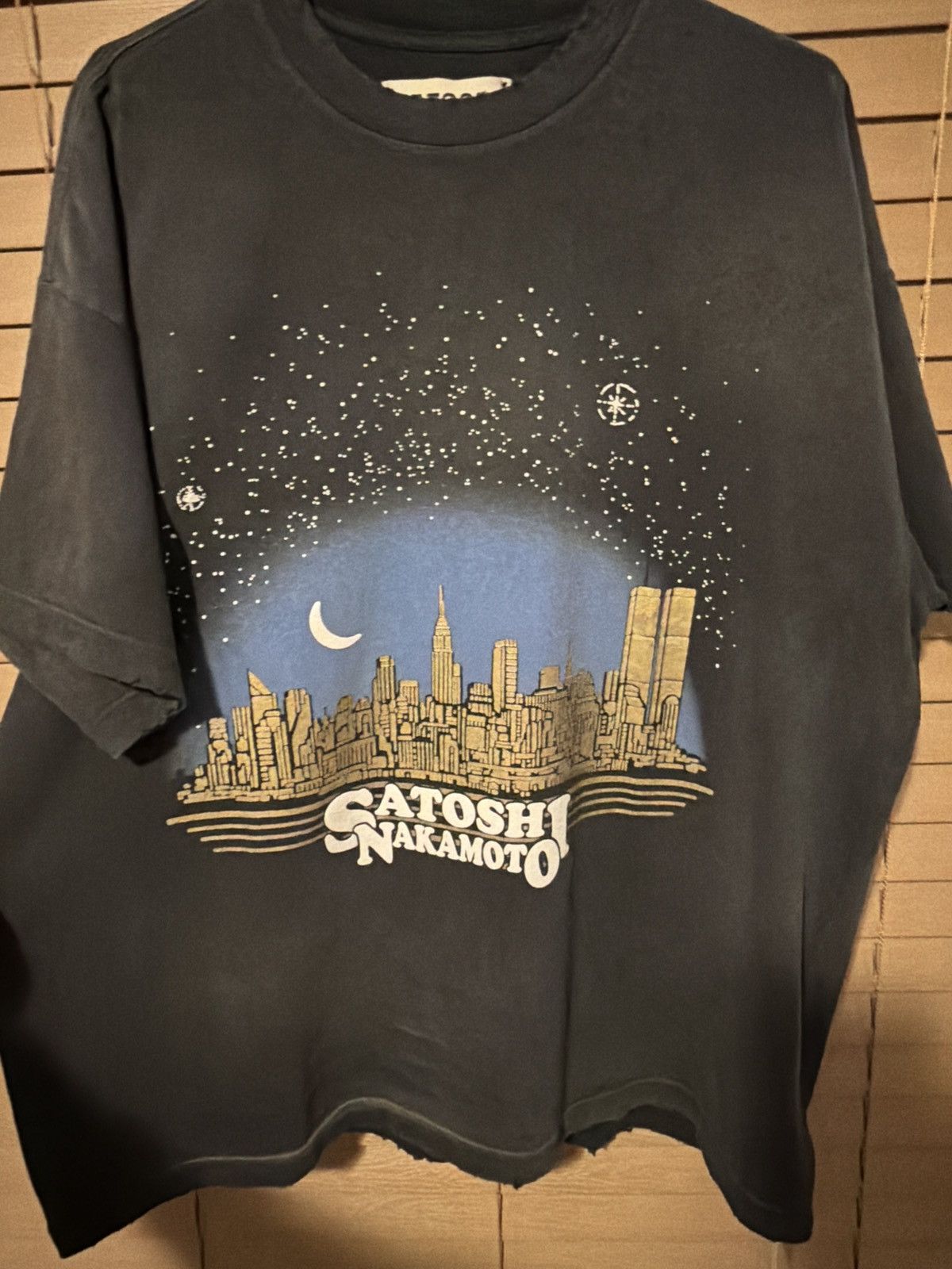 Satoshi Nakamoto Satoshi Nakamoto Tourist Tee (Washed Black) XL Size US XL / EU 56 / 4 - 1 Thumbnail