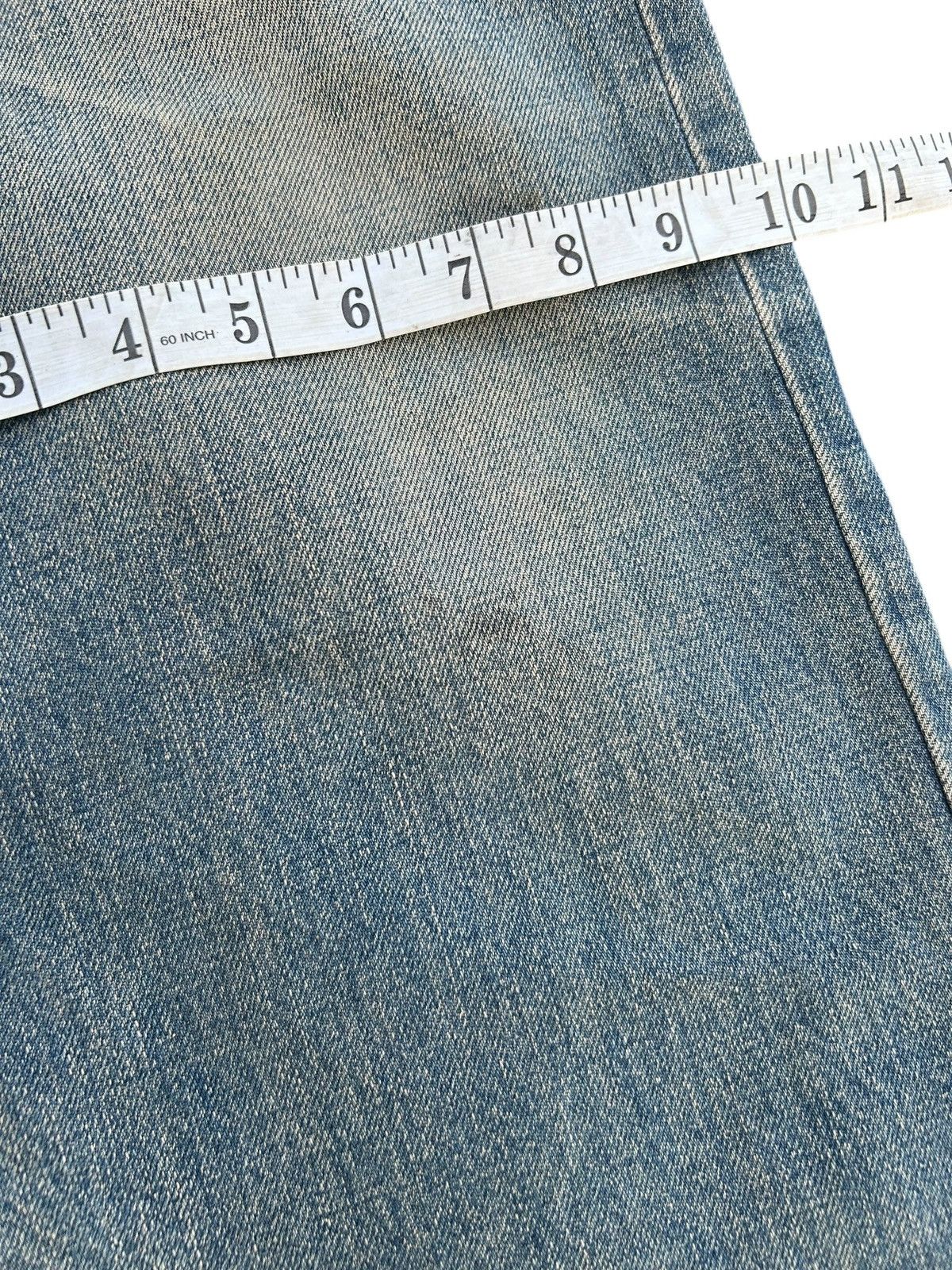 Japanese Brand × Vintage × Wrangler Wrangler Selvedge Baggy Distressed Denim Jeans Size US 30 / EU 46 - 16 Thumbnail