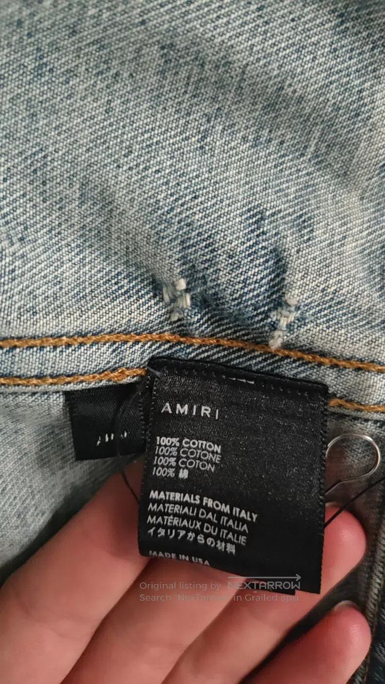 Amiri Amiri Female size portrait blue back kill Size S / US 4 / IT 40 - 4 Thumbnail
