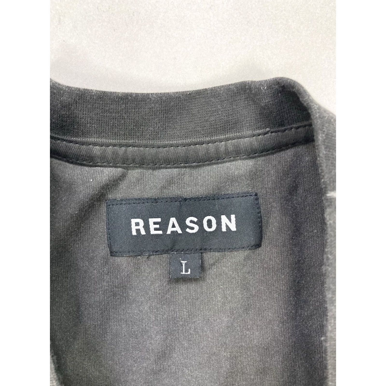 Reason Reason Eagle Skull Graphic T-shirt Men Large Gray Black Short Sleeve Size US L / EU 52-54 / 3 - 4 Thumbnail