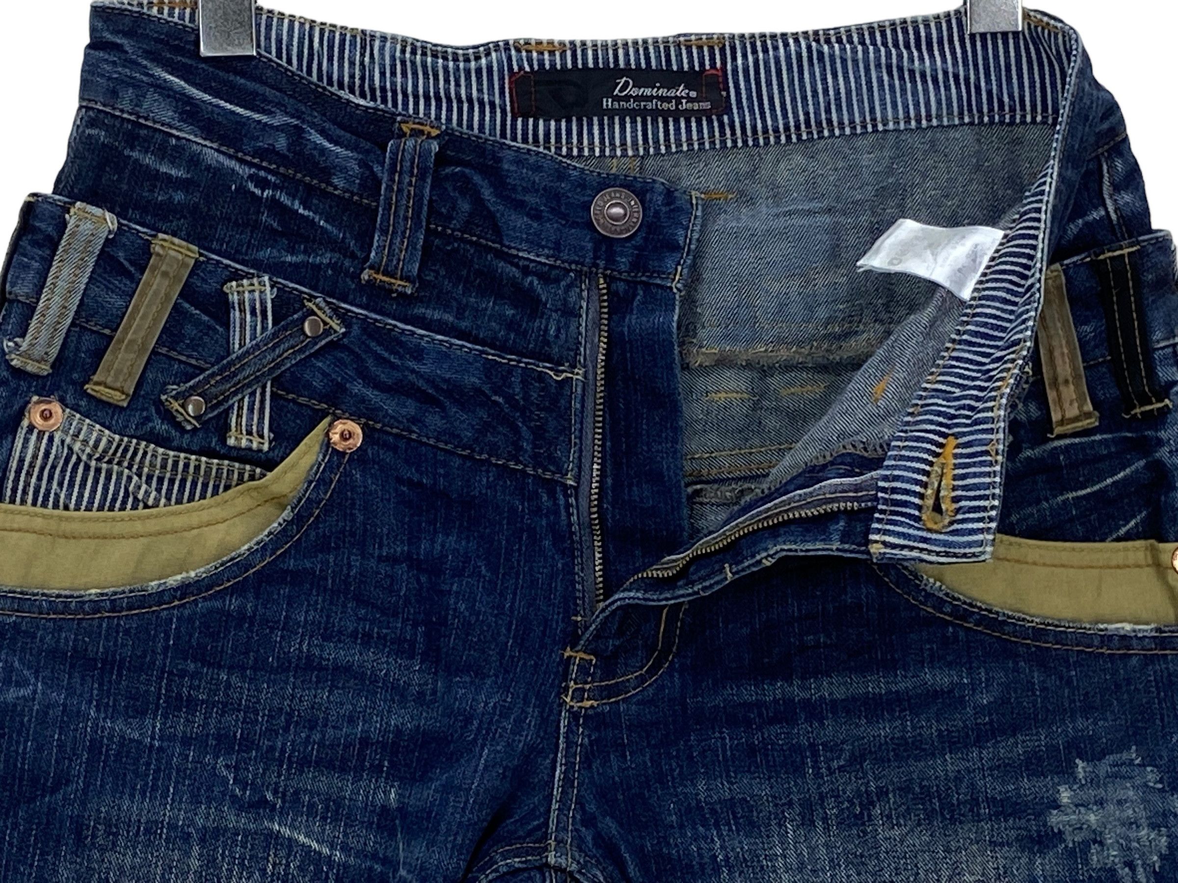 Japanese Brand Dominates Jeans Double Waist Jeans Japanese Jeans Size US 30 / EU 46 - 5 Thumbnail