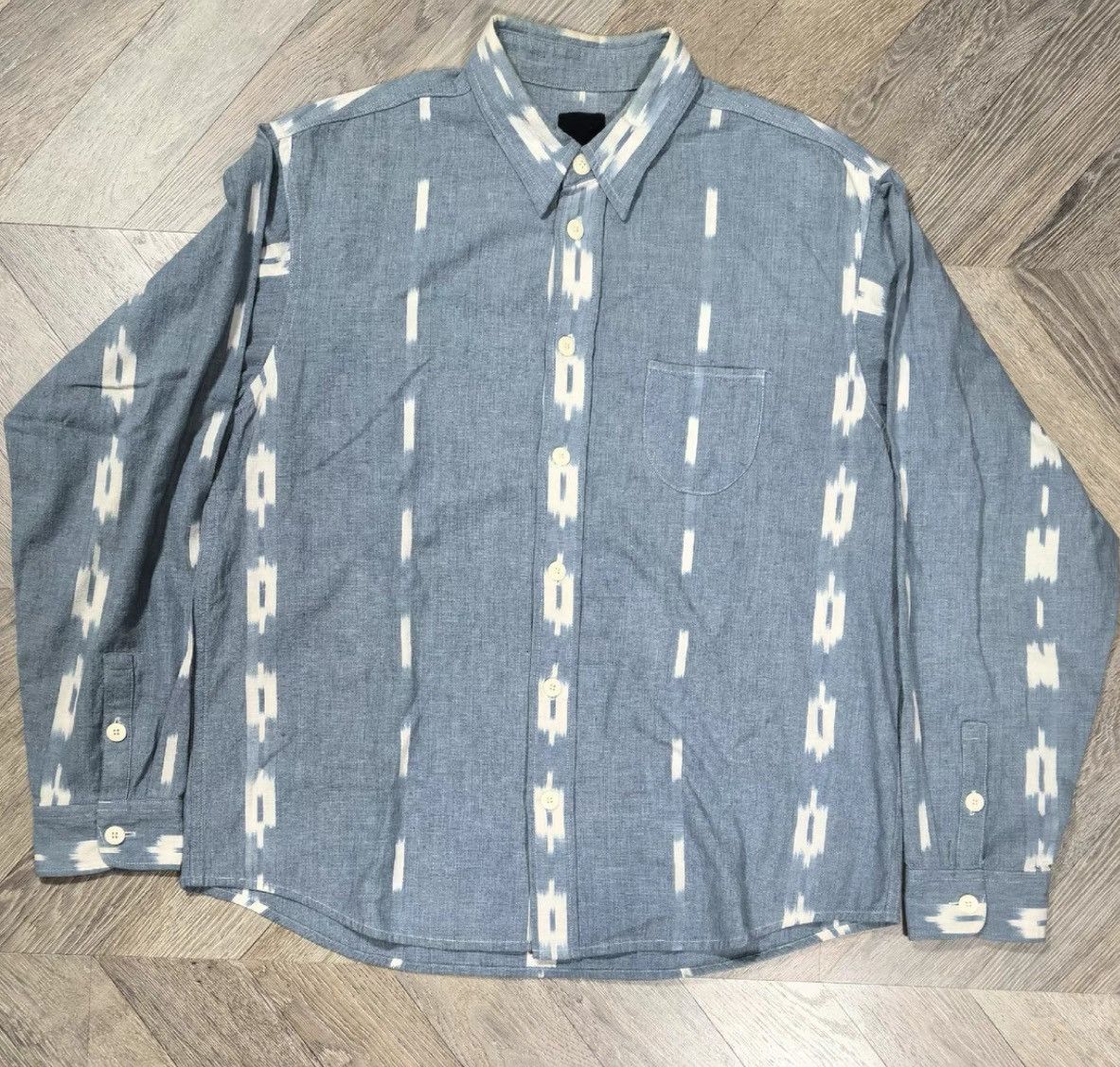 Visvim VISVIM 19SS ICT HANDYMAN SHIRT L/S N.D. Kasuri fabric shirt