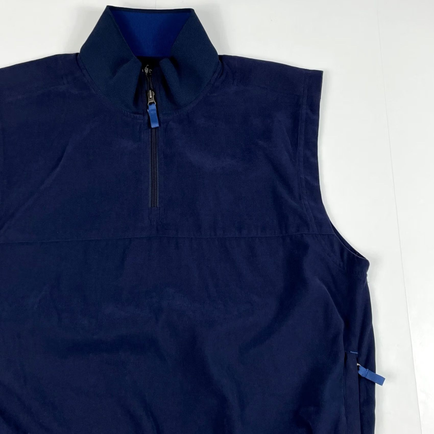 Vintage VINTAGE Arnold Palmer Vest Mens L Blue Men Large Golf Zip Golfer Golfing Microfiber Size US L / EU 52-54 / 3 - 3 Thumbnail