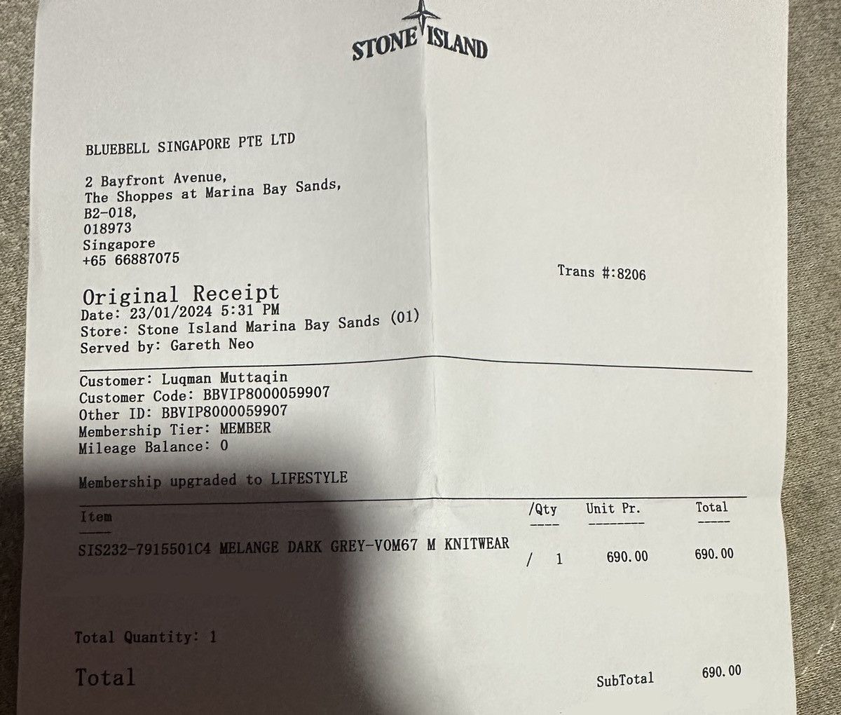 Stone Island Stone Island Melange Grey Sweater Size US M / EU 48-50 / 2 - 4 Thumbnail
