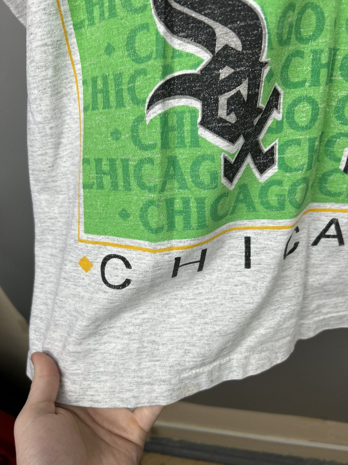 MLB × Vintage Vintage Chicago White Sox Graphic Baseball USA Long Sleeve Size US M / EU 48-50 / 2 - 10 Thumbnail