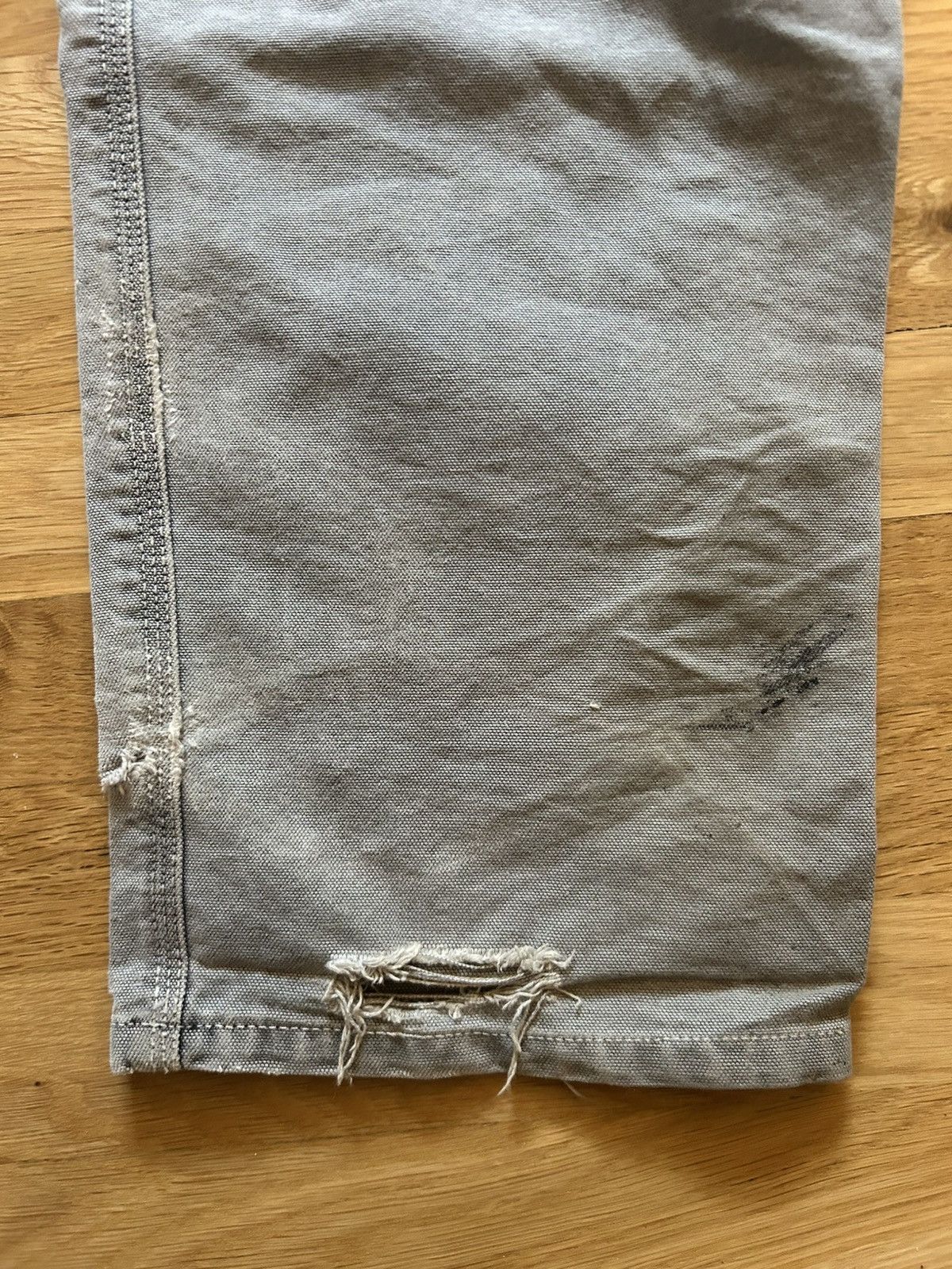 Carhartt Wip Carhartt WIP single knee pant grey canvas 34x32 Size US 34 / EU 50 - 4 Thumbnail