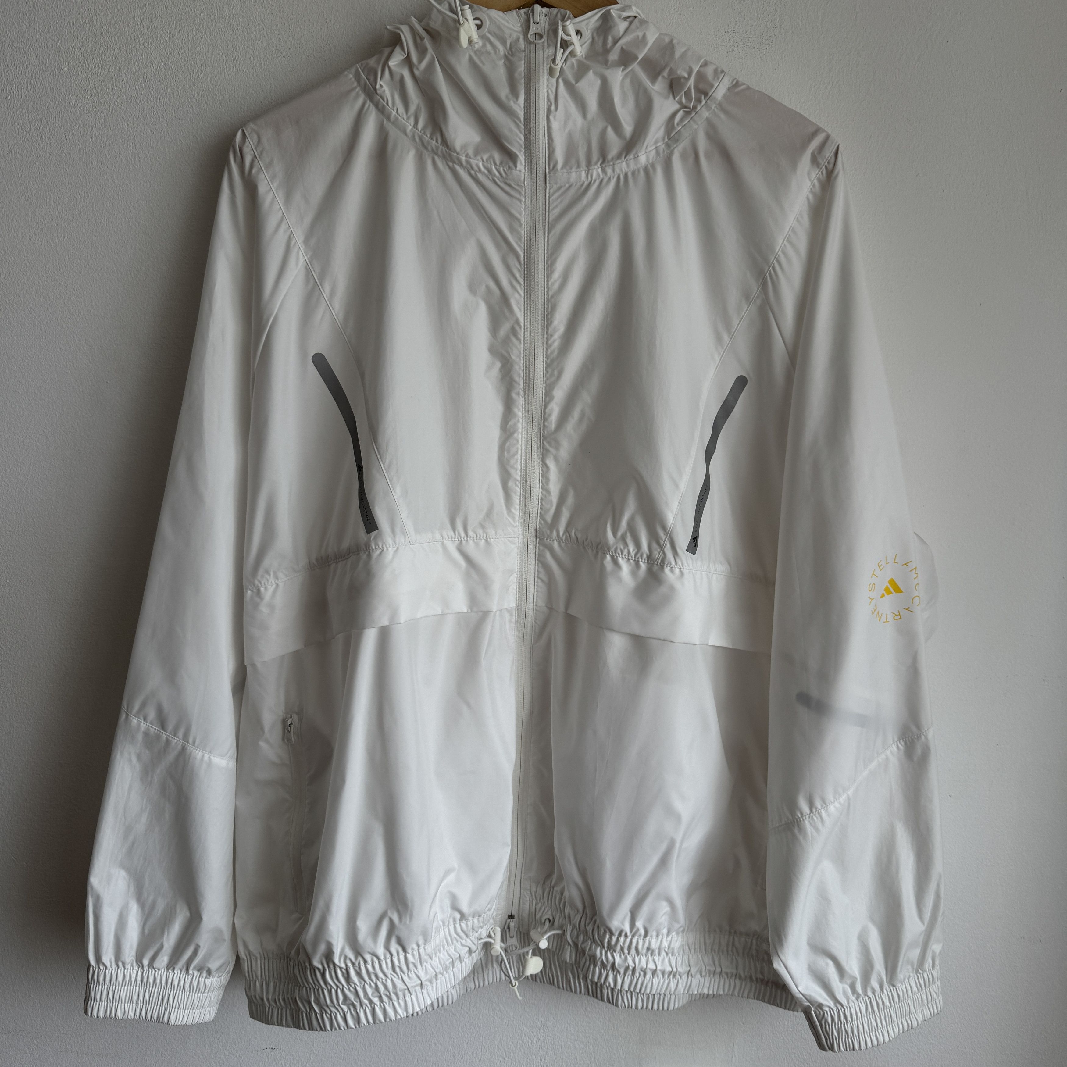 Adidas × Stella McCartney Adidas x Stella McCartney Womens Windbreaker Hooded Jacket Size XL / US 12-14 / IT 48-50 - 11 Thumbnail