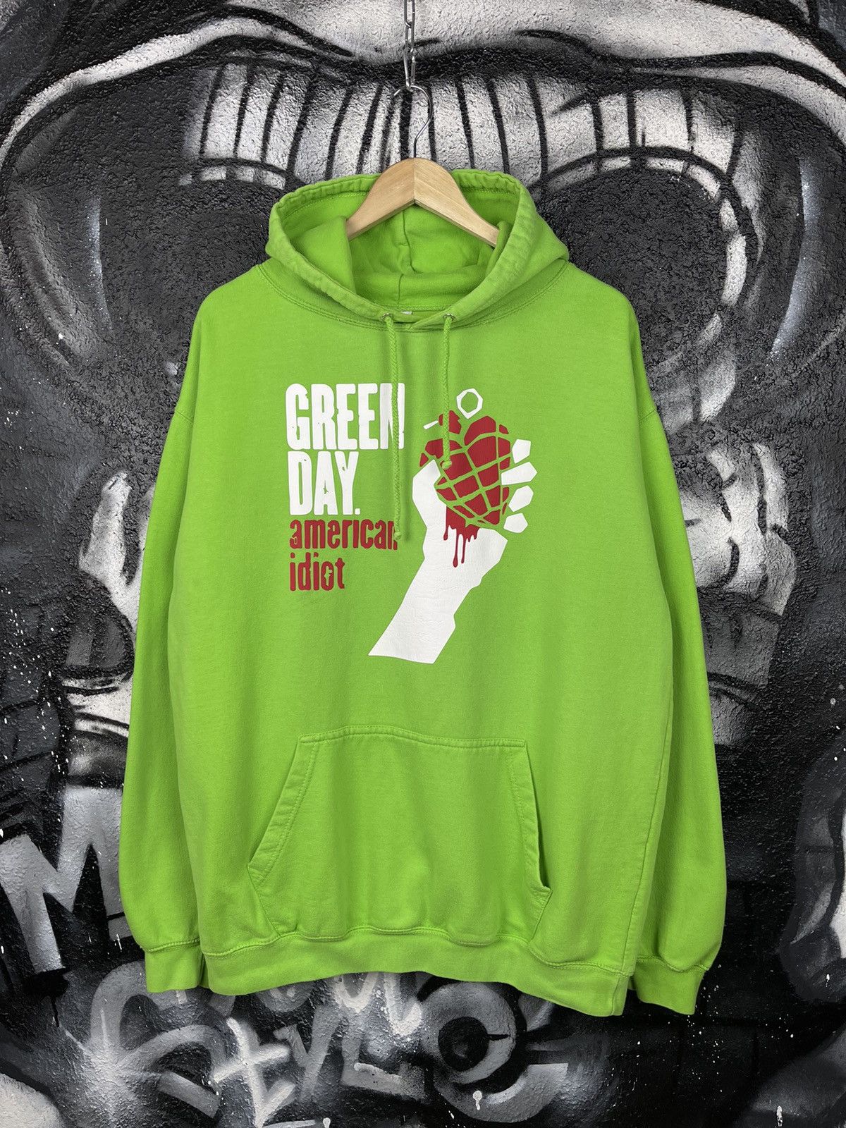Band Tees Vintage Green Day American Idiot Green Hoodie Size XL Size US XL / EU 56 / 4 - 3 Thumbnail