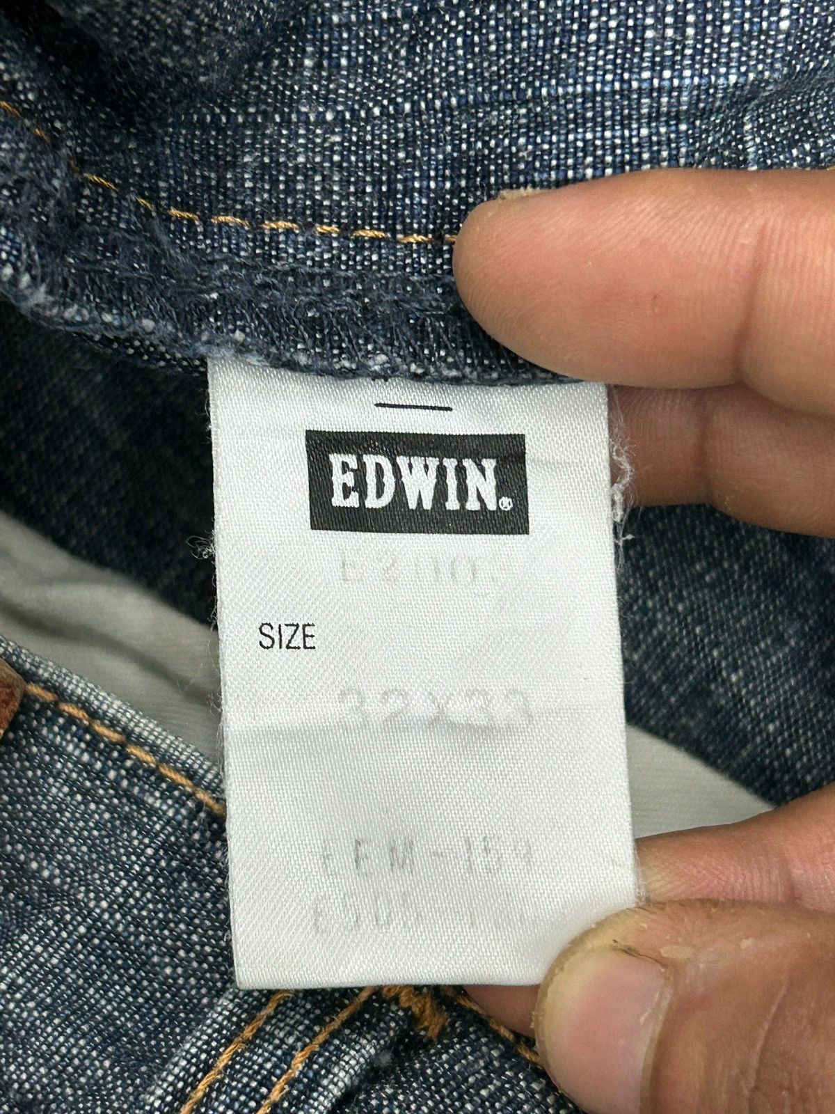 20471120 × Edwin × Japanese Brand Vintage Edwin E Function Japan Denim Engineer Style Size US 30 / EU 46 - 22 Thumbnail