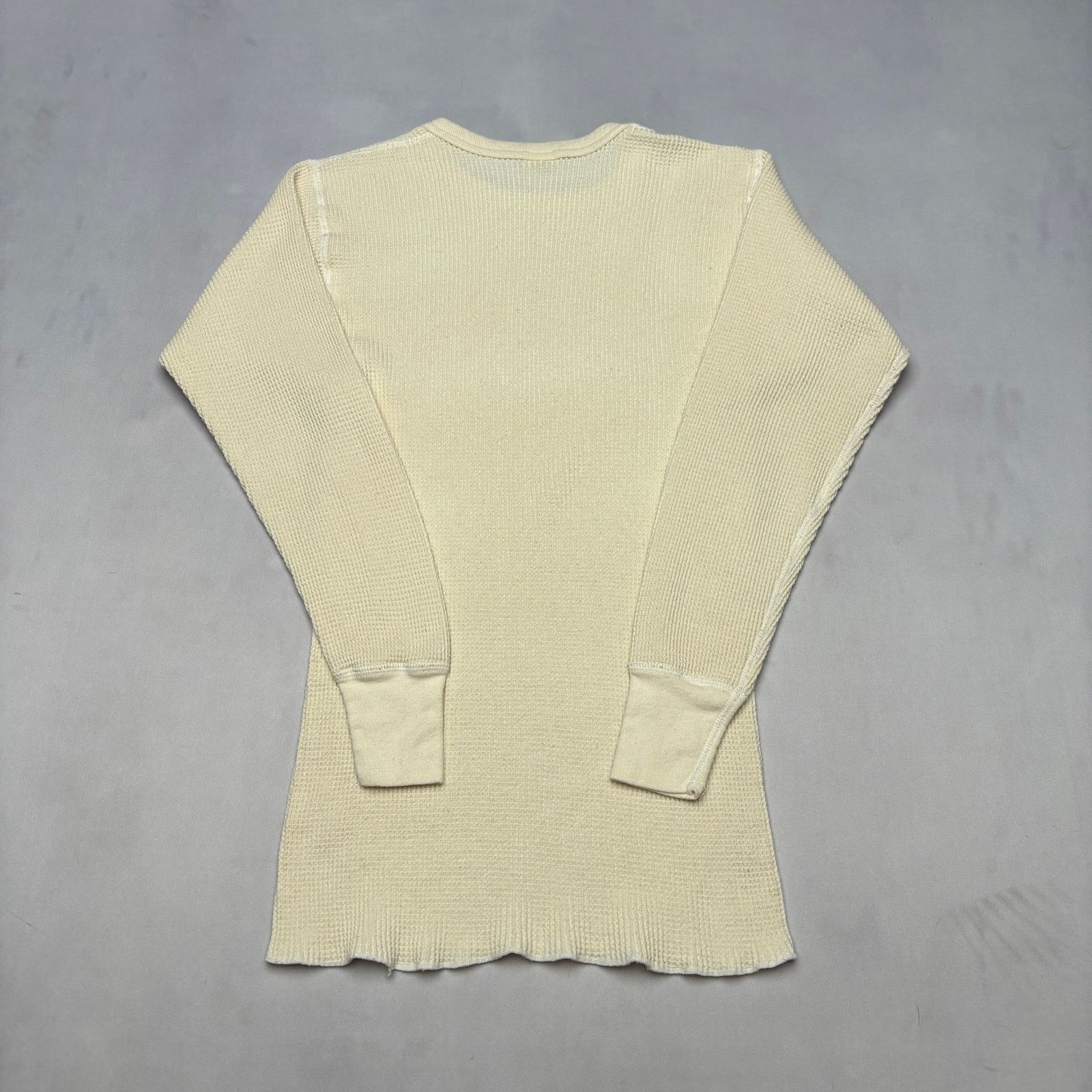 Northwest Territory × Vintage Vintage 70s Thermal Waffle Shirt Large Grunge Kurt Cobain Size US L / EU 52-54 / 3 - 3 Thumbnail