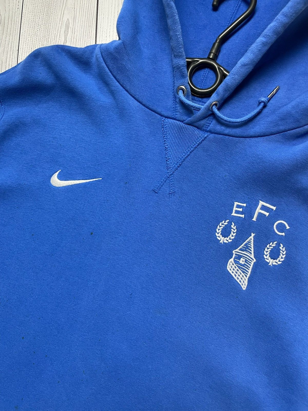 Nike × Vintage Vintage Nike Everton soccer hoodie size XXL logo rare Size US XXL / EU 58 / 5 - 3 Thumbnail