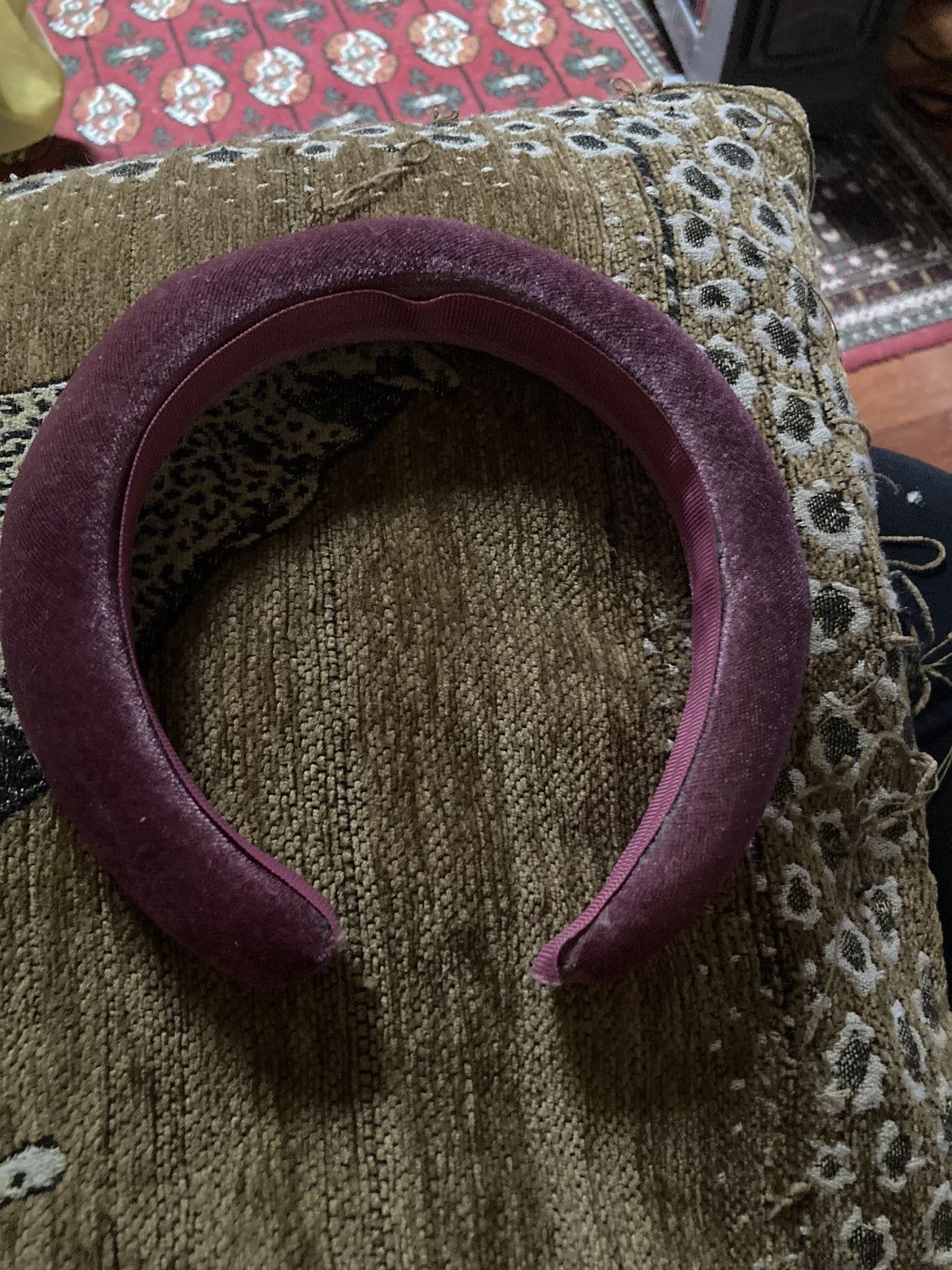 Other Pink chunky velvety headband Size ONE SIZE - 1 Thumbnail
