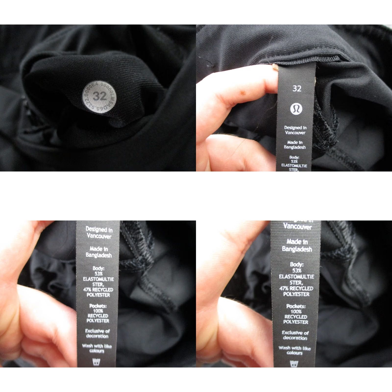 Lululemon Lululemon Pants Mens 32 ABC Slim Black Chino Warpstreme Stretch LM5ad8s Slim Black 32 Mens Chino Warpstreme Stretch Pants Size US 32 / EU 48 - 8 Thumbnail