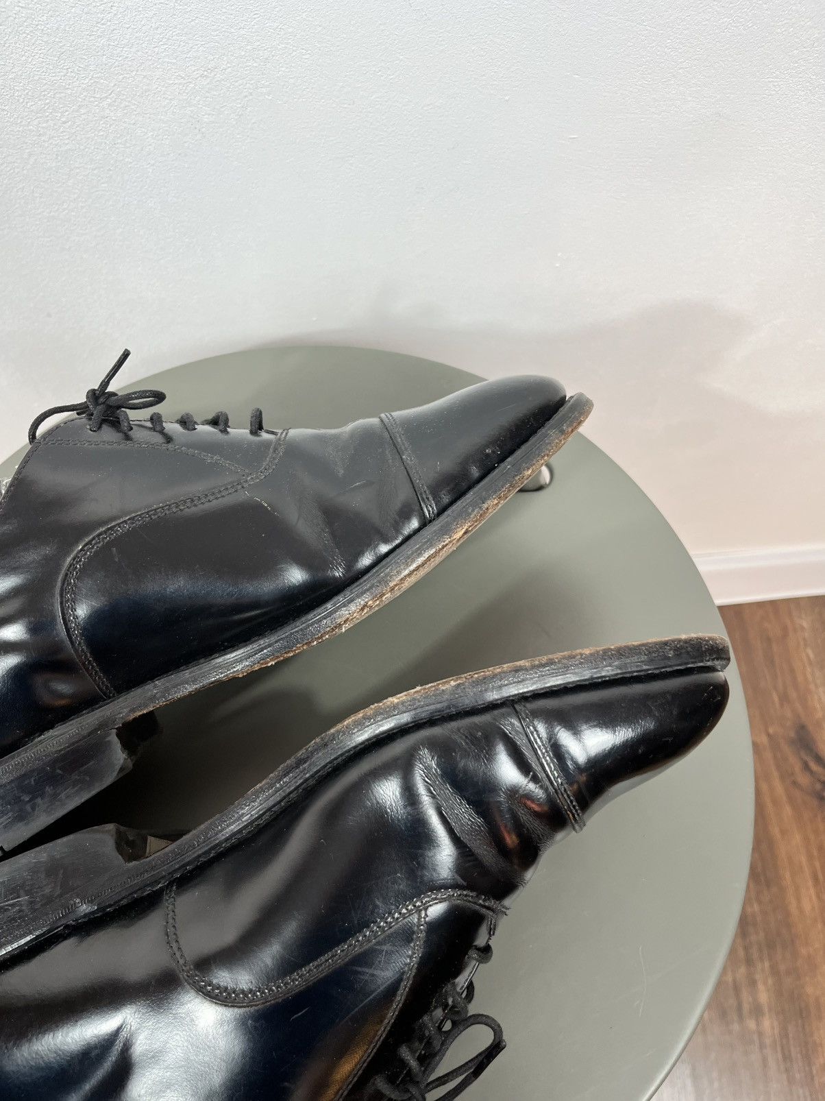Other James Mark Black Leather Cap Toe Oxford Shoes Men US 10 Size US 10 / EU 43 - 16 Thumbnail