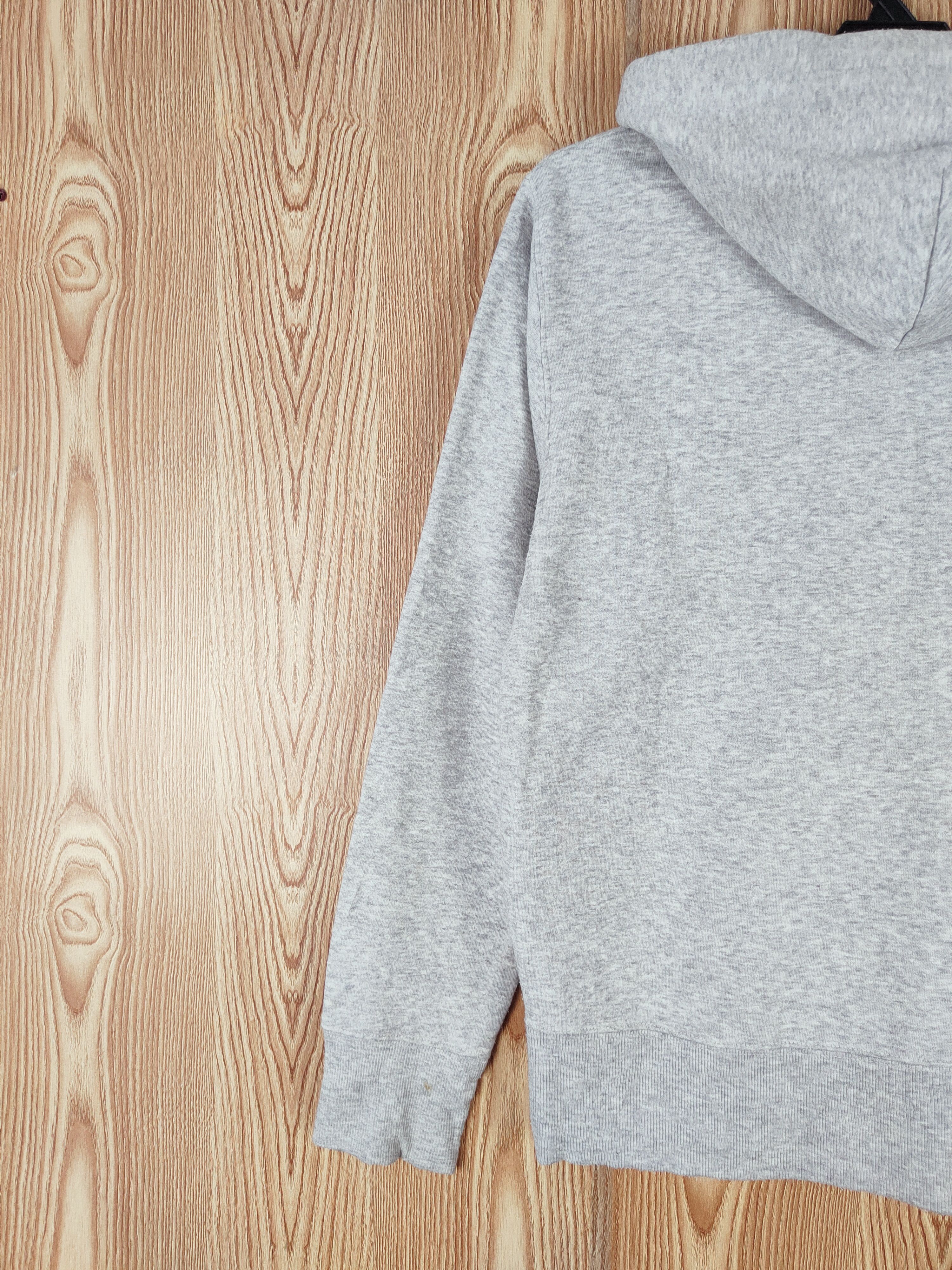 Japanese Brand × Vintage Vintage 💥 Real Words Gray Hoodie Sweaters Size L / US 10 / IT 46 - 9 Thumbnail