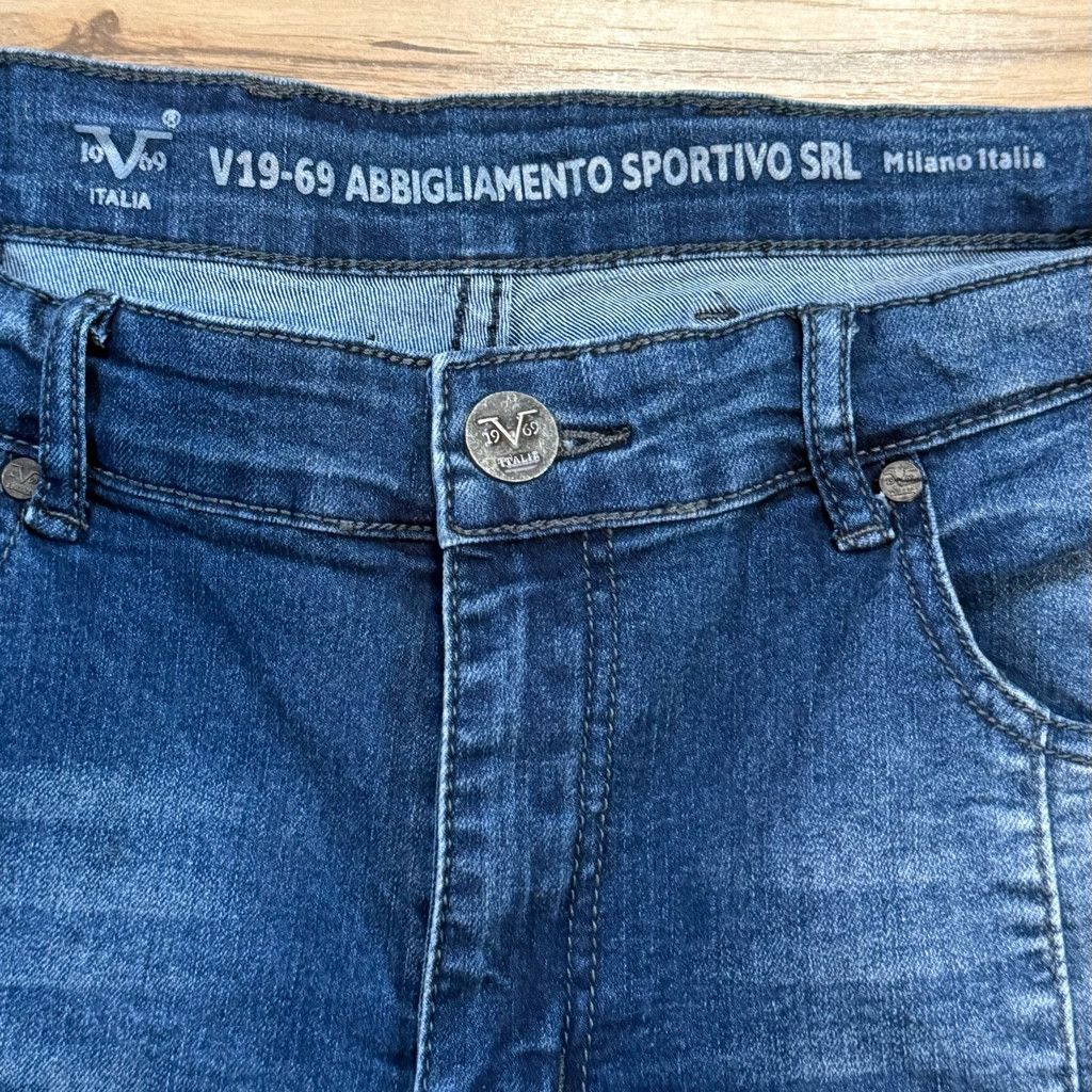 Z Brand V19-69 Men’s W34 L30 Moto Panel Jeans Blue Size US 34 / EU 50 - 10 Thumbnail