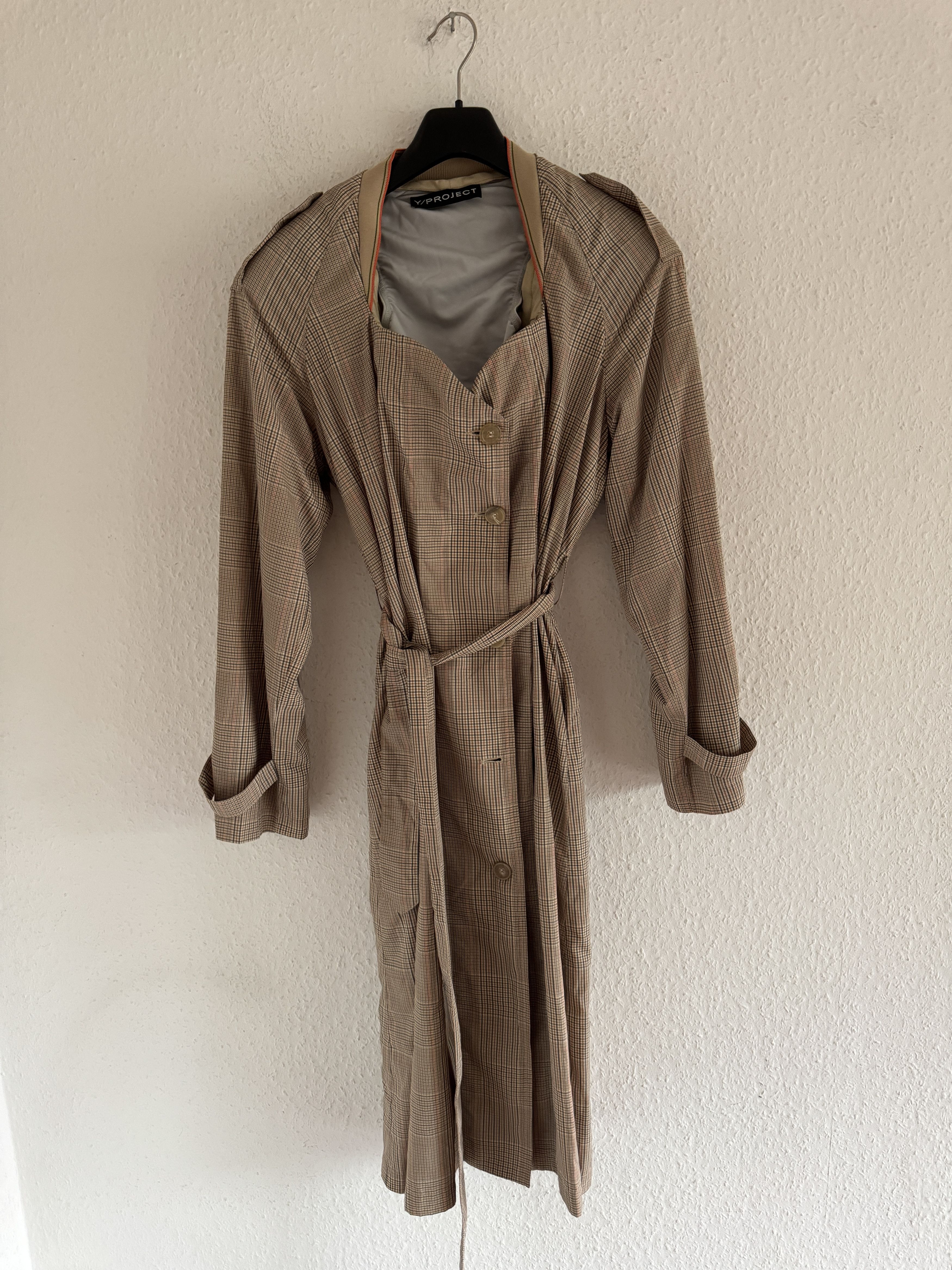 Y/Project Experimental Hybrid Trench Coat (Sample) Size US XL / EU 56 / 4 - 1 Thumbnail