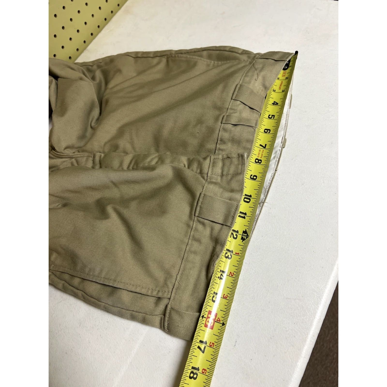 Vintage VINTAGE L.L.Bean Pants Chino Lined Flannel Brown Mens 34x30 Regular 30 Inseam Straight Logo Pockets Outdoor Soiled As Is Size US 34 / EU 50 - 4 Thumbnail