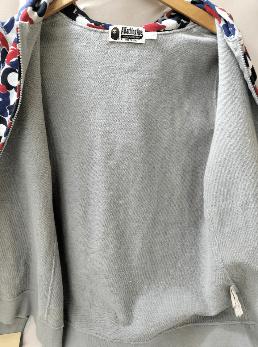Bape RARE Bape Multi Camo full zip hoodie Size US S / EU 44-46 / 1 - 11 Thumbnail