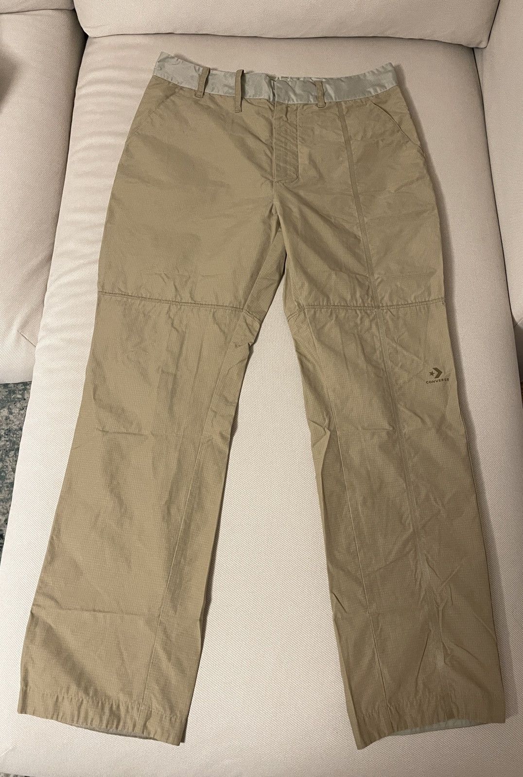 A-COLD-WALL* × Converse Converse x A-COLD-WALL* Pleat Trousers Limited Edition Beige Size US 34 / EU 50 - 2 Thumbnail