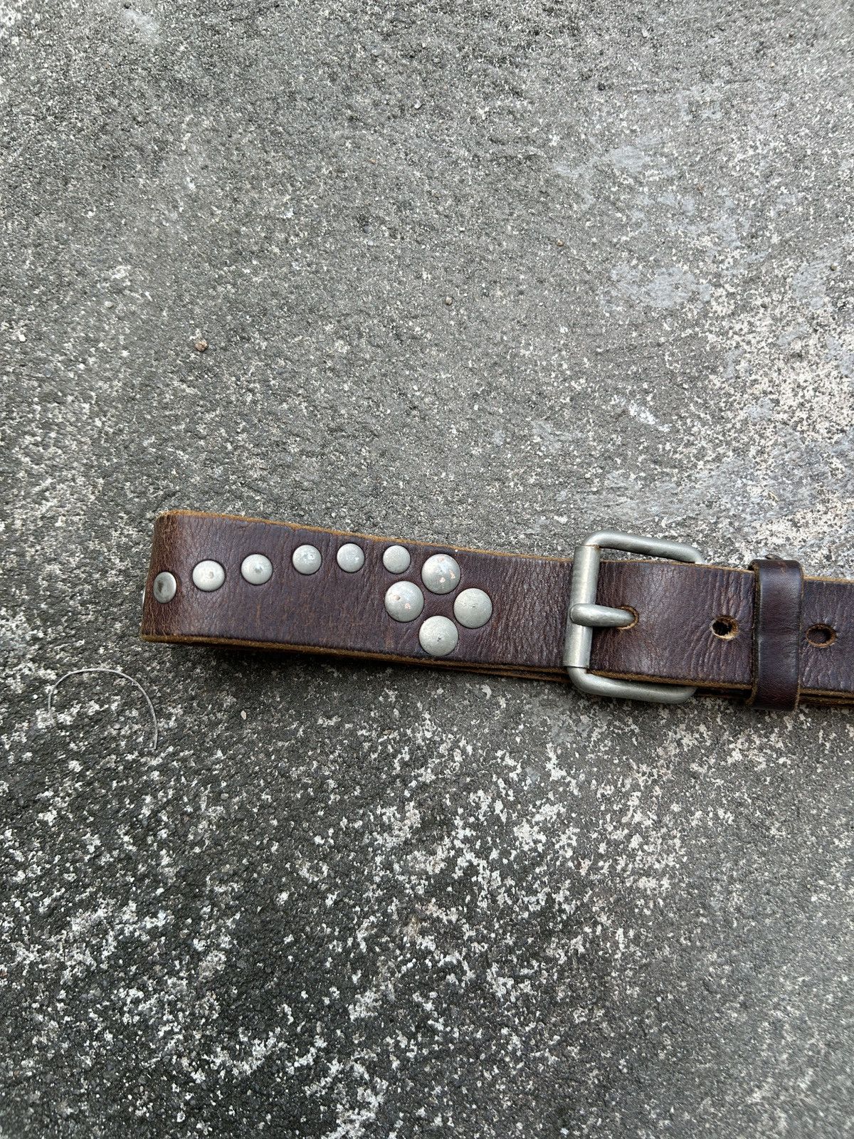 Vintage Vintage studded leather belt (Kapital Style) Size ONE SIZE - 5 Thumbnail
