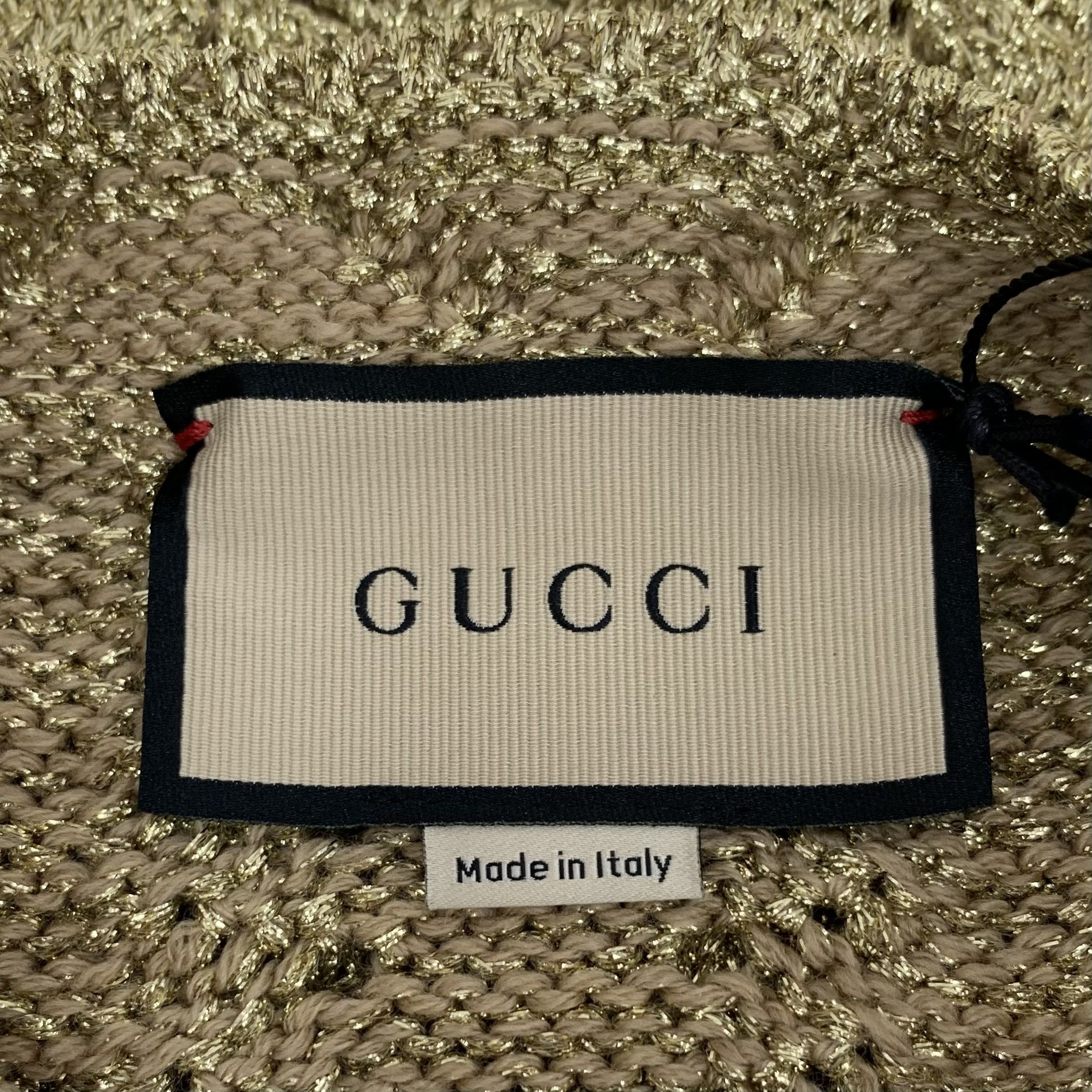 Gucci Gucci Knit Cable Wool Brown (Size S) Size S / US 4 / IT 40 - 2 Thumbnail