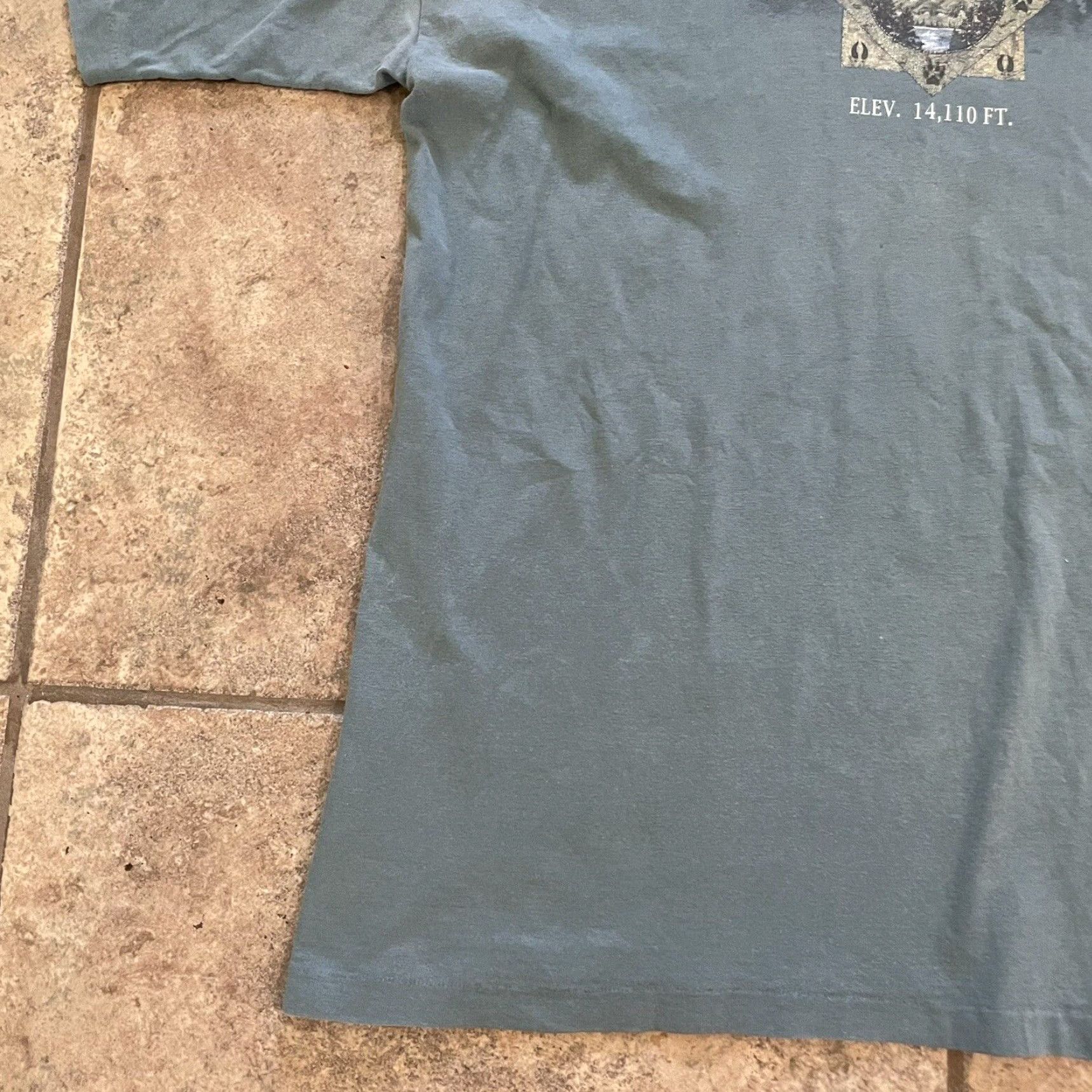 Vintage VINTAGE Prairie Mountain Pikes Peak Graphic Tee USA Blue Cotton Adult XL Mens Size US XL / EU 56 / 4 - 3 Thumbnail