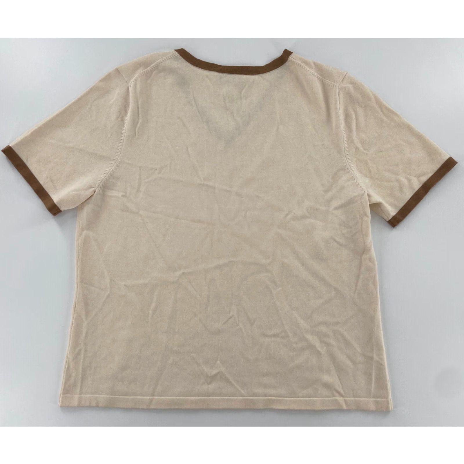 Pendleton Pendleton Womens Sweater Shirt Set M Cream Ivory Beige Silk Blend Cardigan 2pc Vintage-None Casual Chic Men/Women? Actually no. End: Womens. Size M / US 6-8 / IT 42-44 - 4 Thumbnail