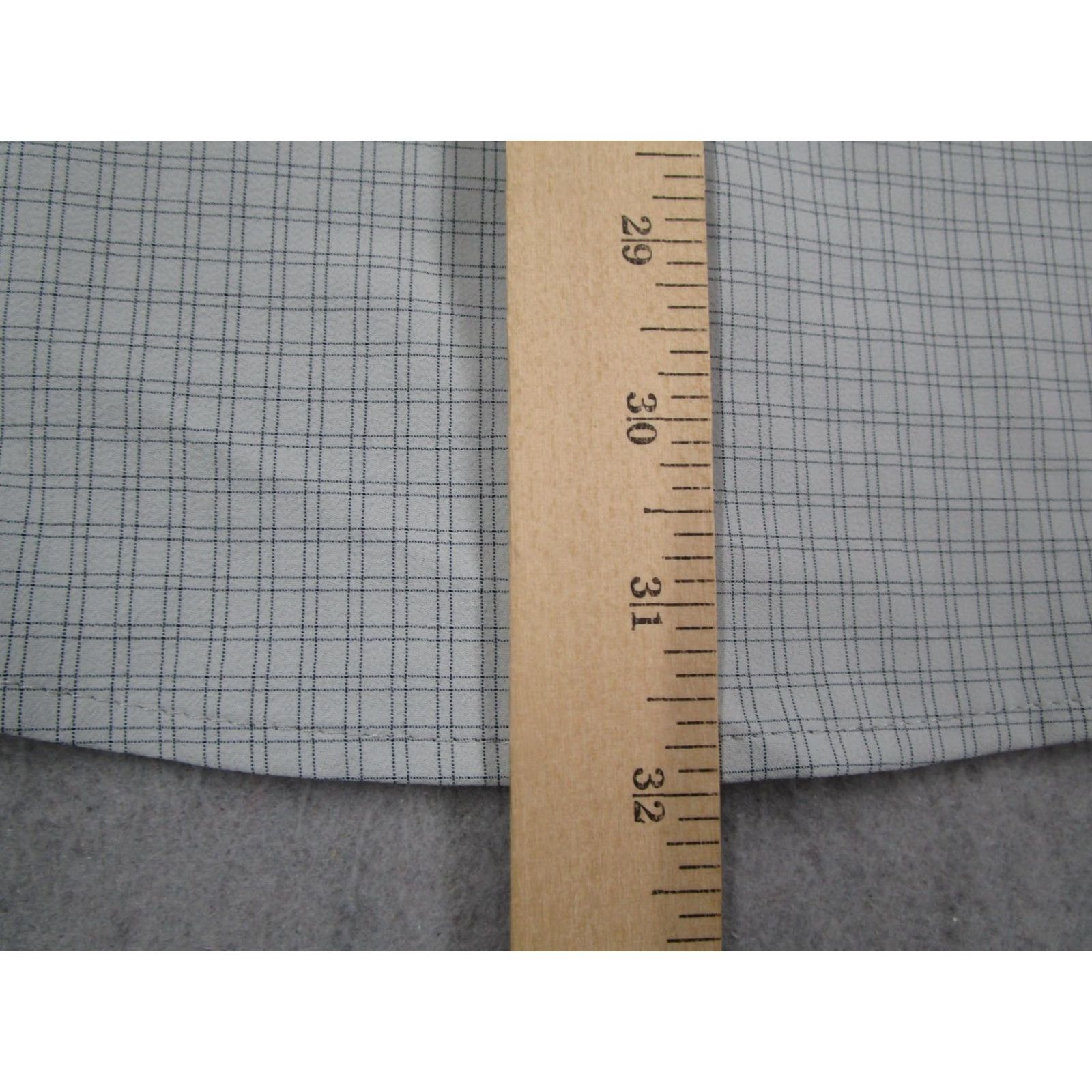 Mizzen+Main Mizzen+Main Leeward Shirt Mens XL Gray Plaid Trim Fit Long Sleeve Performance Shirt Size US XL / EU 56 / 4 - 7 Thumbnail