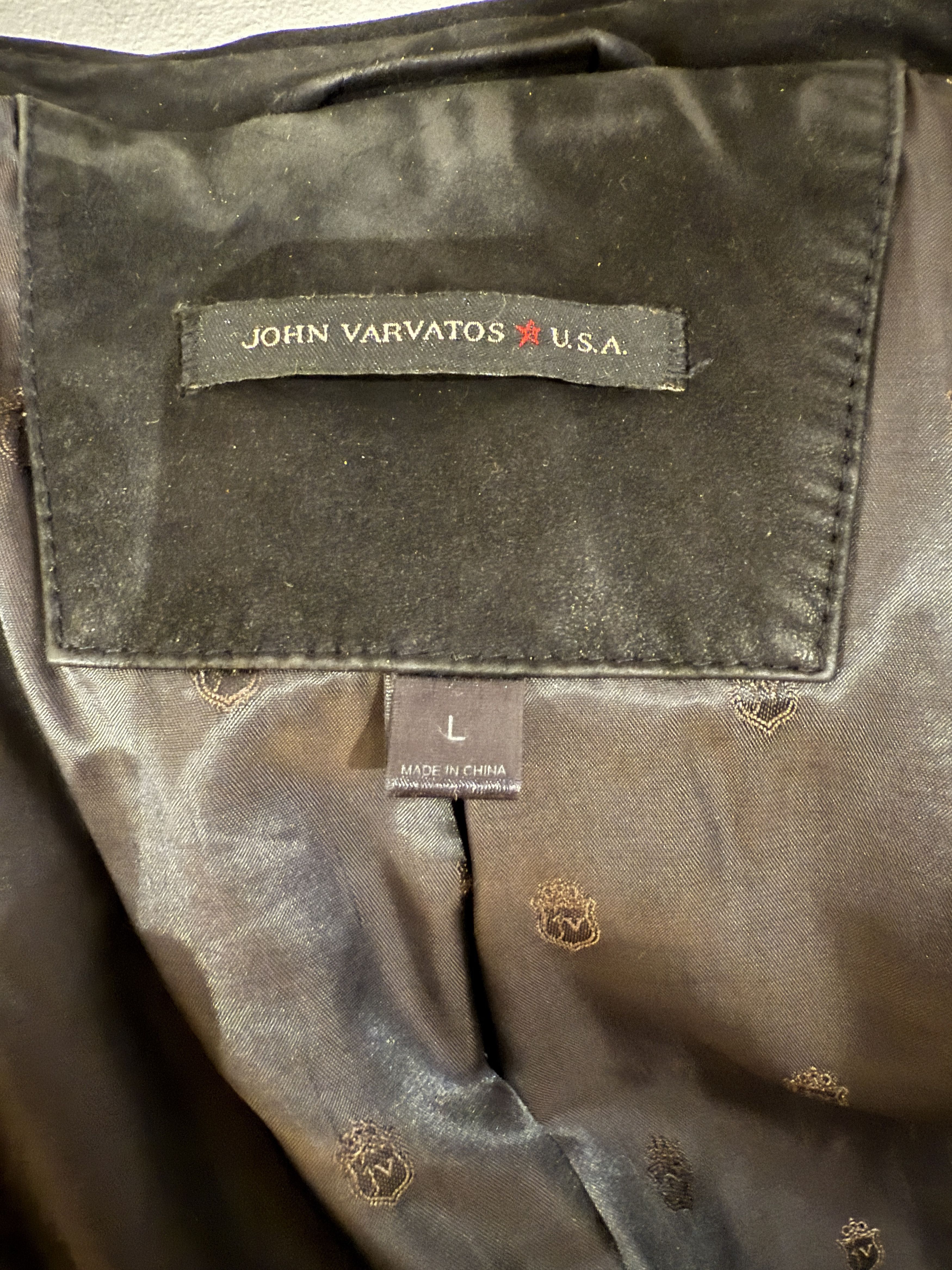 John Varvatos John Varvatos Suede Moto Jacket Black Size US L / EU 52-54 / 3 - 5 Thumbnail