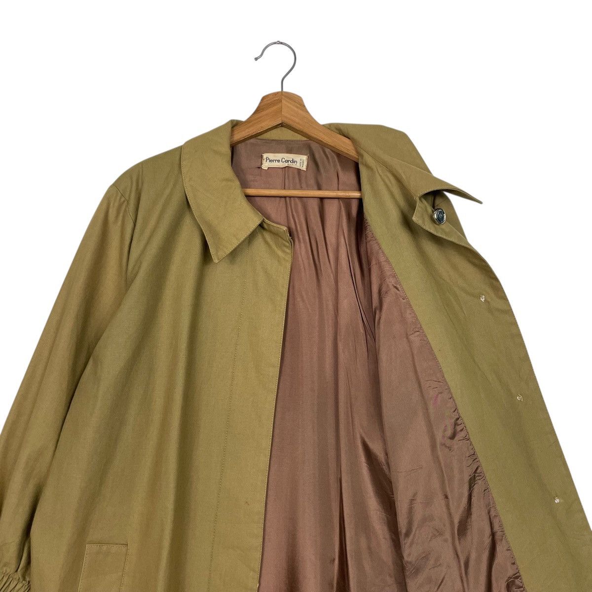 Pierre Cardin Vintage 70s Pierre Cardin Paris Trenchcoat Size L / US 10 / IT 46 - 11 Thumbnail