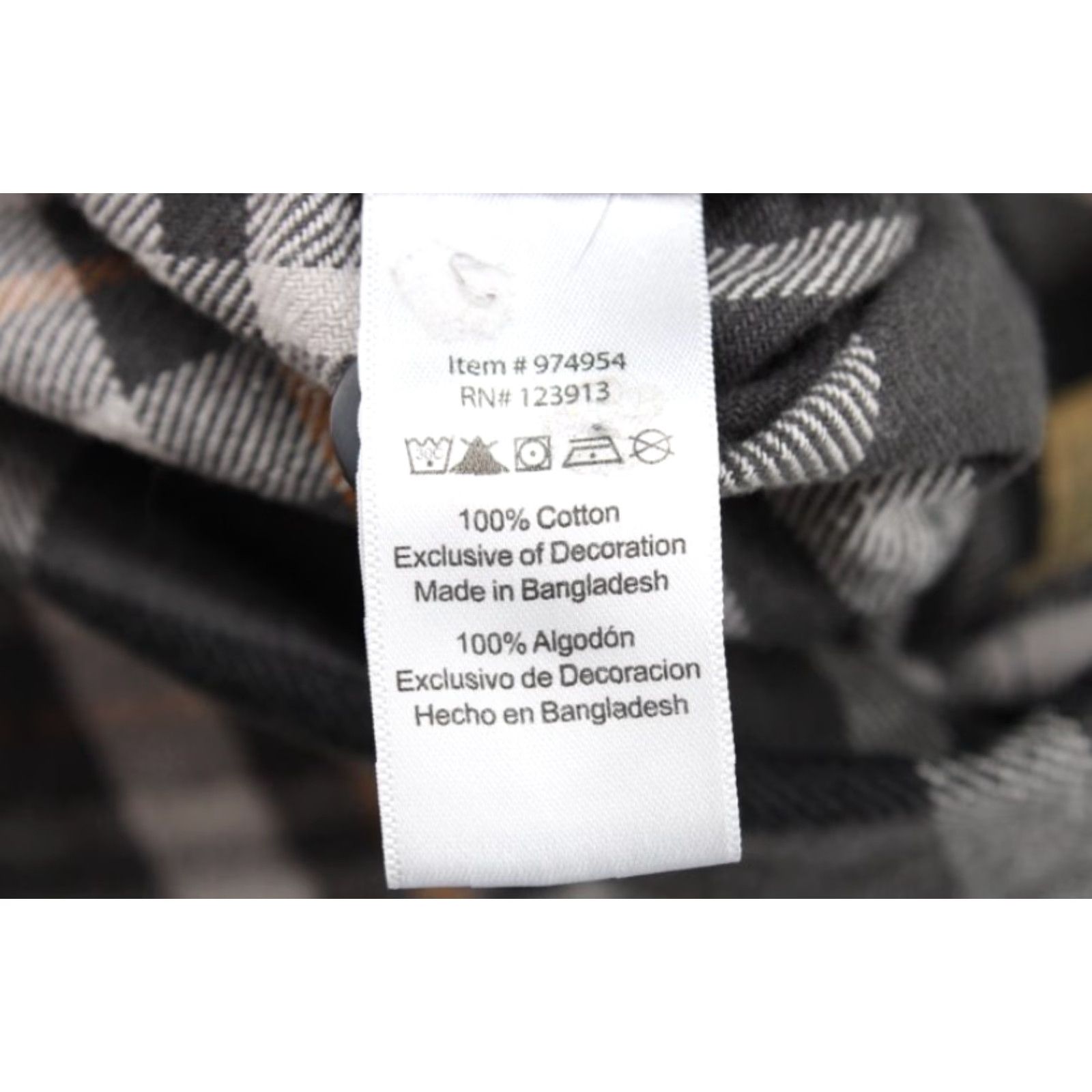 Vintage VINTAGE JACHS Flannel Shirt Men’s XL Gray Plaid Work Shirt Shacket Outdoors Heavy Thick Long Sleeve Button-Up Cotton Gray 50in Chest Mens Size US XL / EU 56 / 4 - 7 Thumbnail