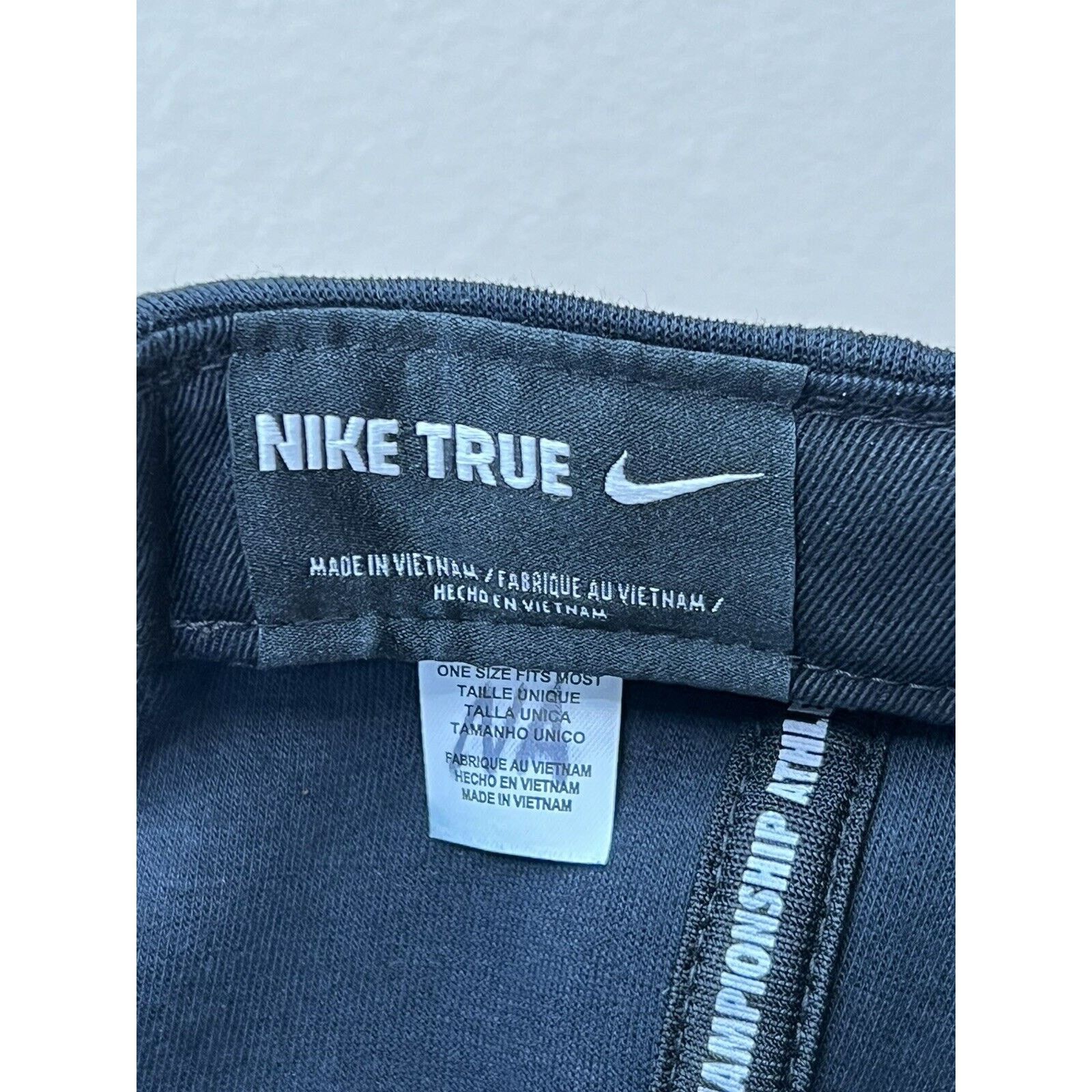 Nike Nike Advance 15 True Padded Black SnapBack Hat 805033-PNR Size ONE SIZE - 4 Thumbnail