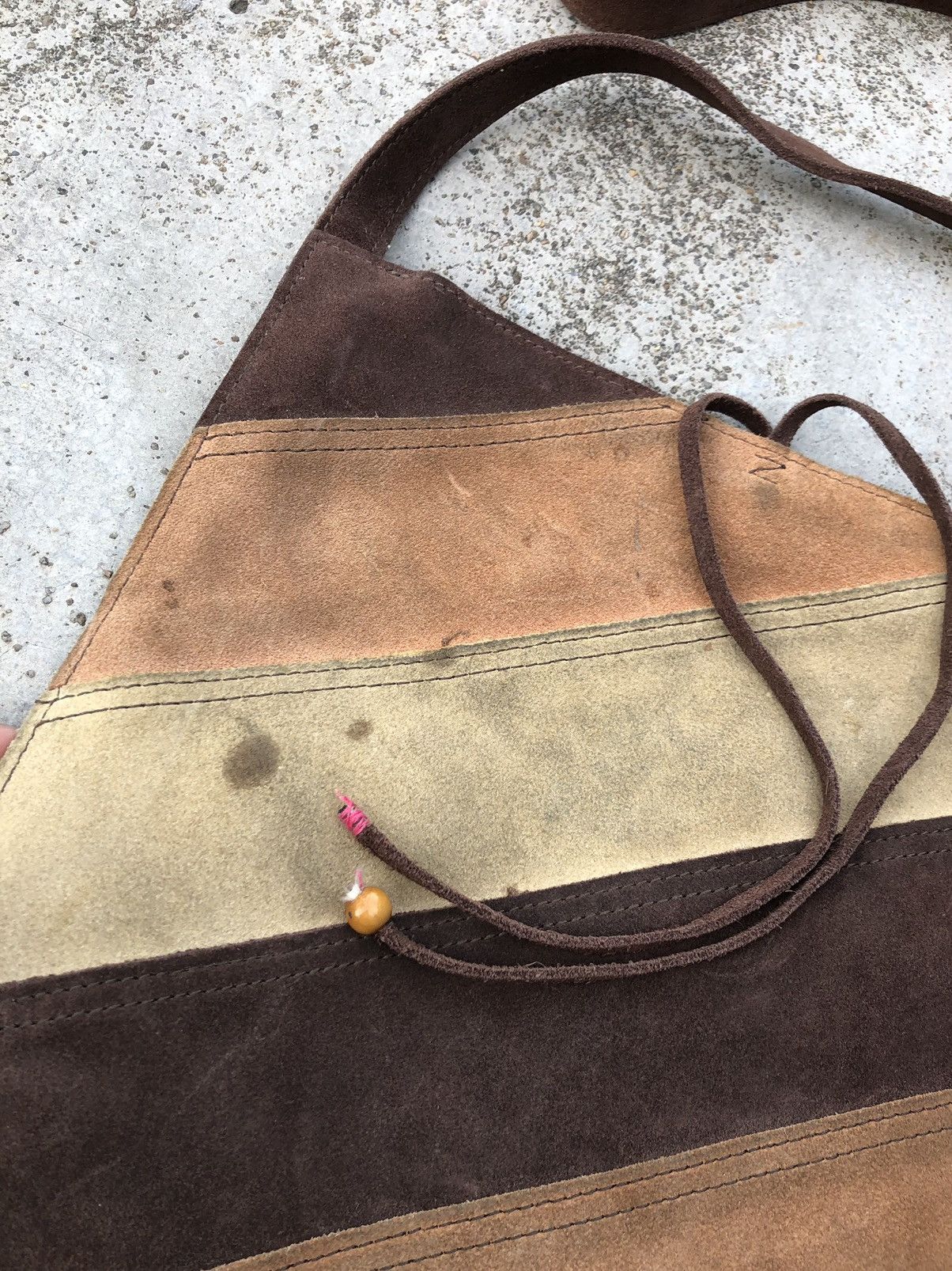 Gap GAP LEATHER PATCHWOK CROSSBODY SLINGBAG Size ONE SIZE - 4 Thumbnail
