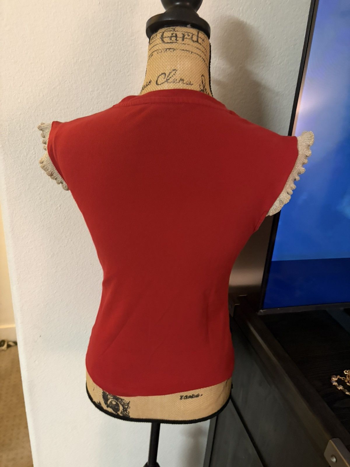 Nautica Nautica women’s solid Red cotton Sleeveless Size S / US 4 / IT 40 - 4 Thumbnail