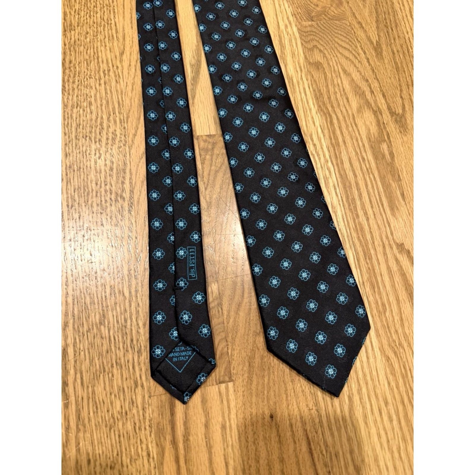 Brioni VINTAGE Brioni Tie Mens Designer Silk 100% Handmade Italy Classic Satin Long Black Striped Size ONE SIZE - 3 Thumbnail