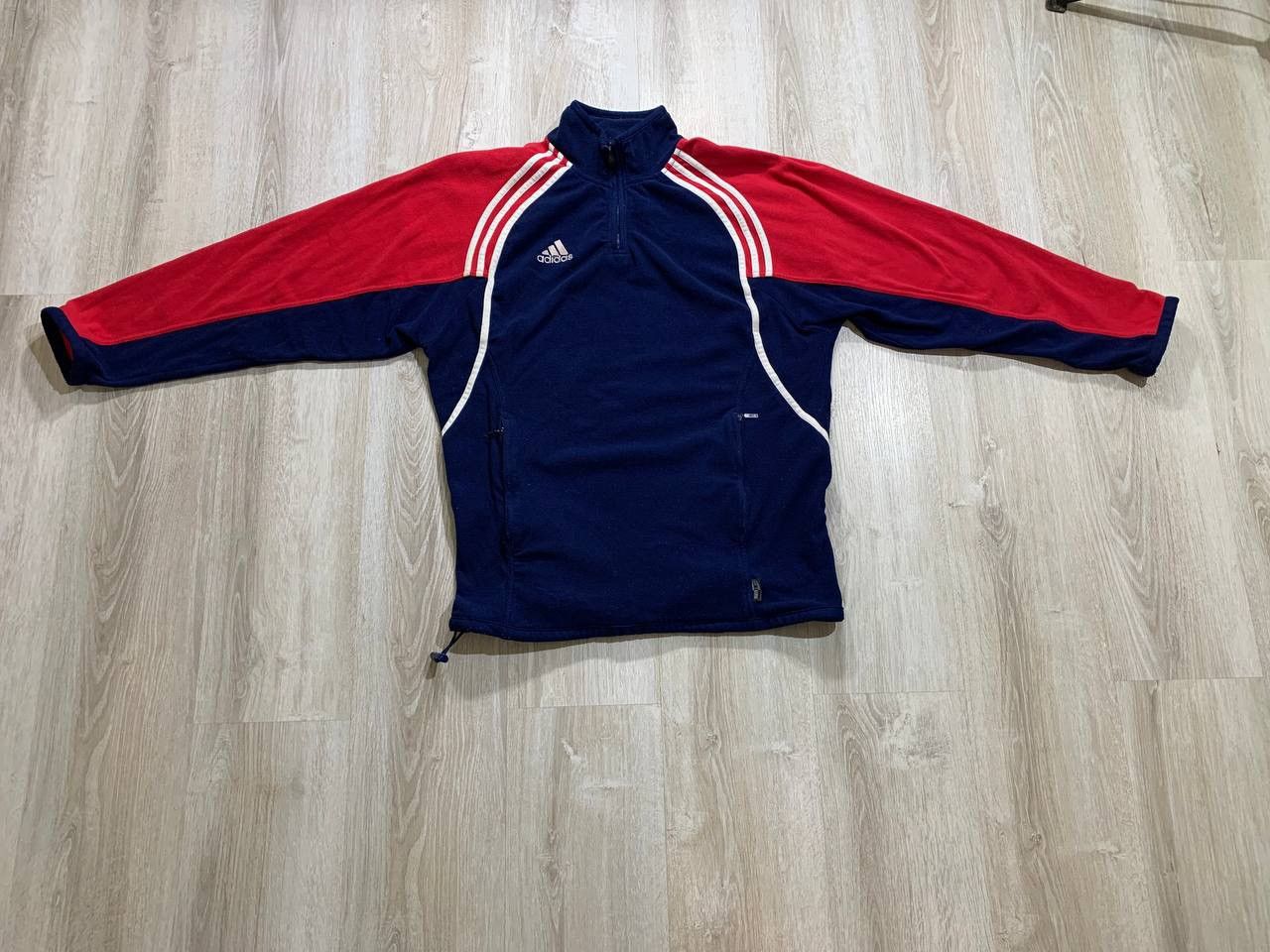 Vintage Mens vintage fleece jacket Adidas Size L Size US L / EU 52-54 / 3 - 1 Thumbnail