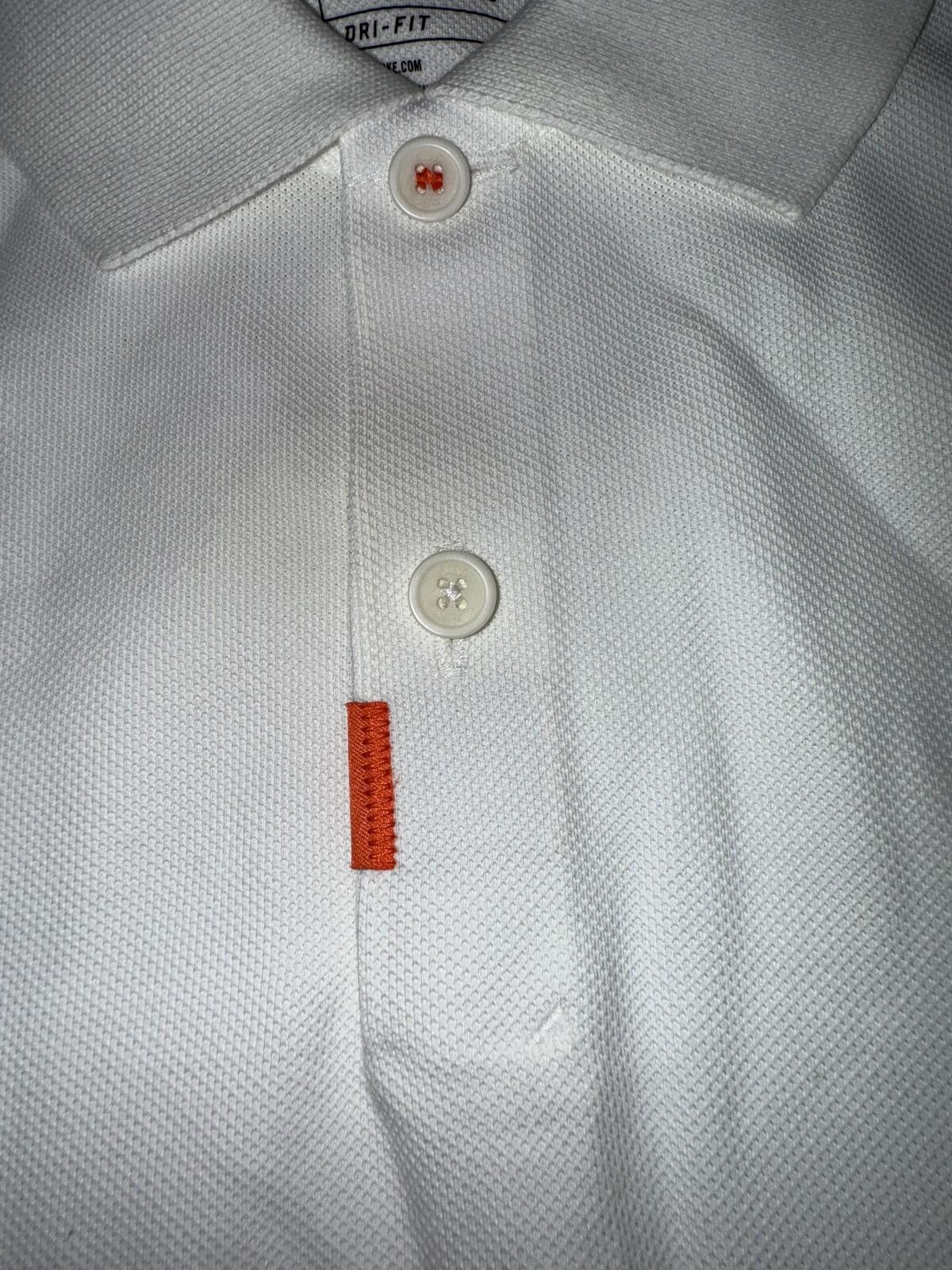 Nike Nike Men’s Standard Fit Golf White Polo Size US M / EU 48-50 / 2 - 3 Thumbnail