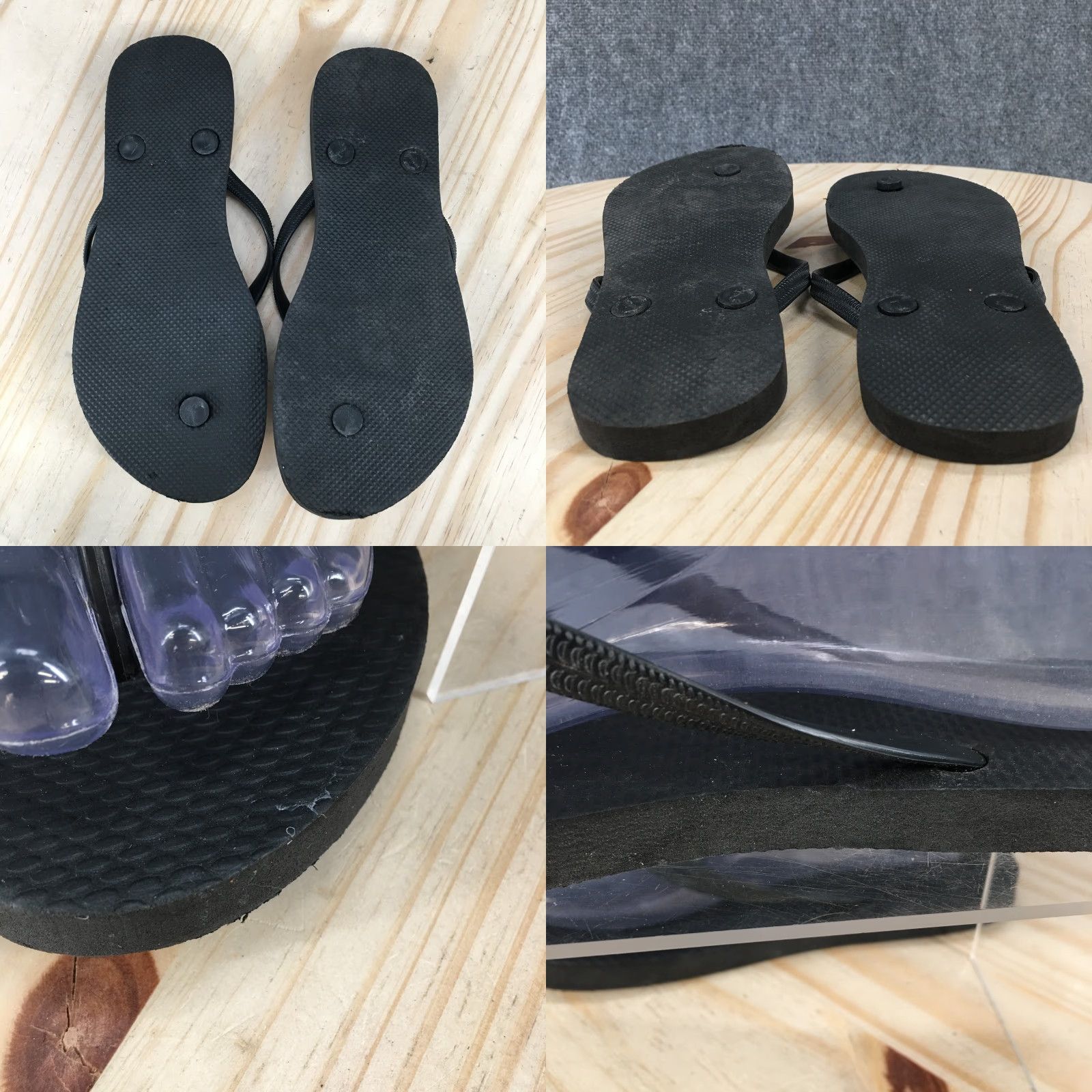Old Navy Old Navy Sandals Womens 7 Black Thong Flip Flop Toe Post Slip On Casual Beach Size US 7 / IT 37 - 8 Thumbnail