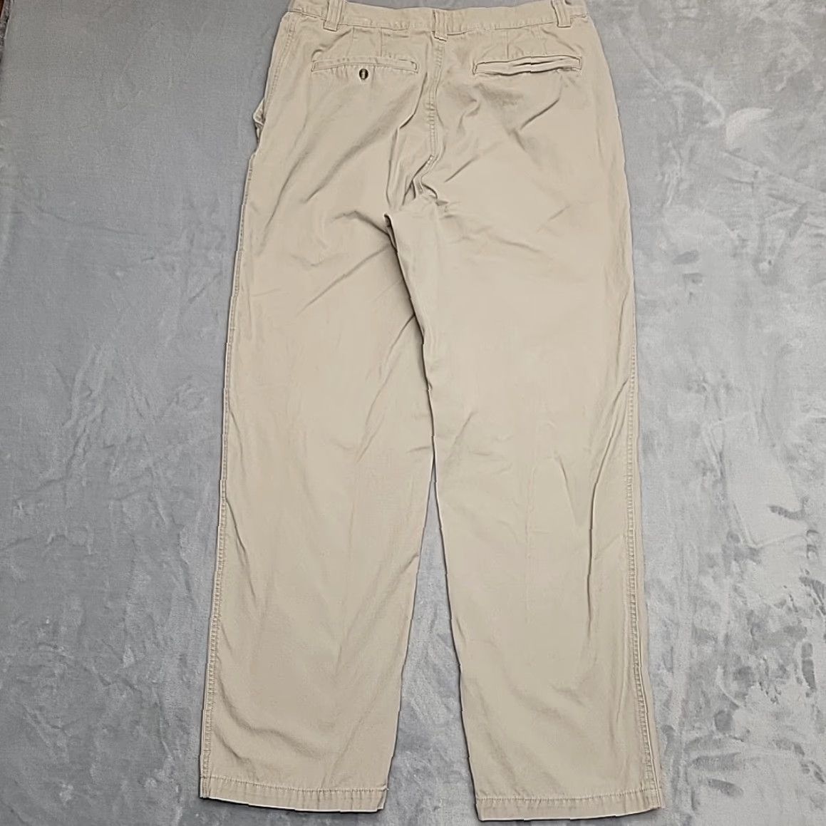 Royal Robbins VTG Royal Robbins Pants Men 34x32 Khaki 100% Cotton Canvas Chino Outdoor Hike Cargo Beige Front Flat Pocket Mens Size US 34 / EU 50 - 5 Thumbnail