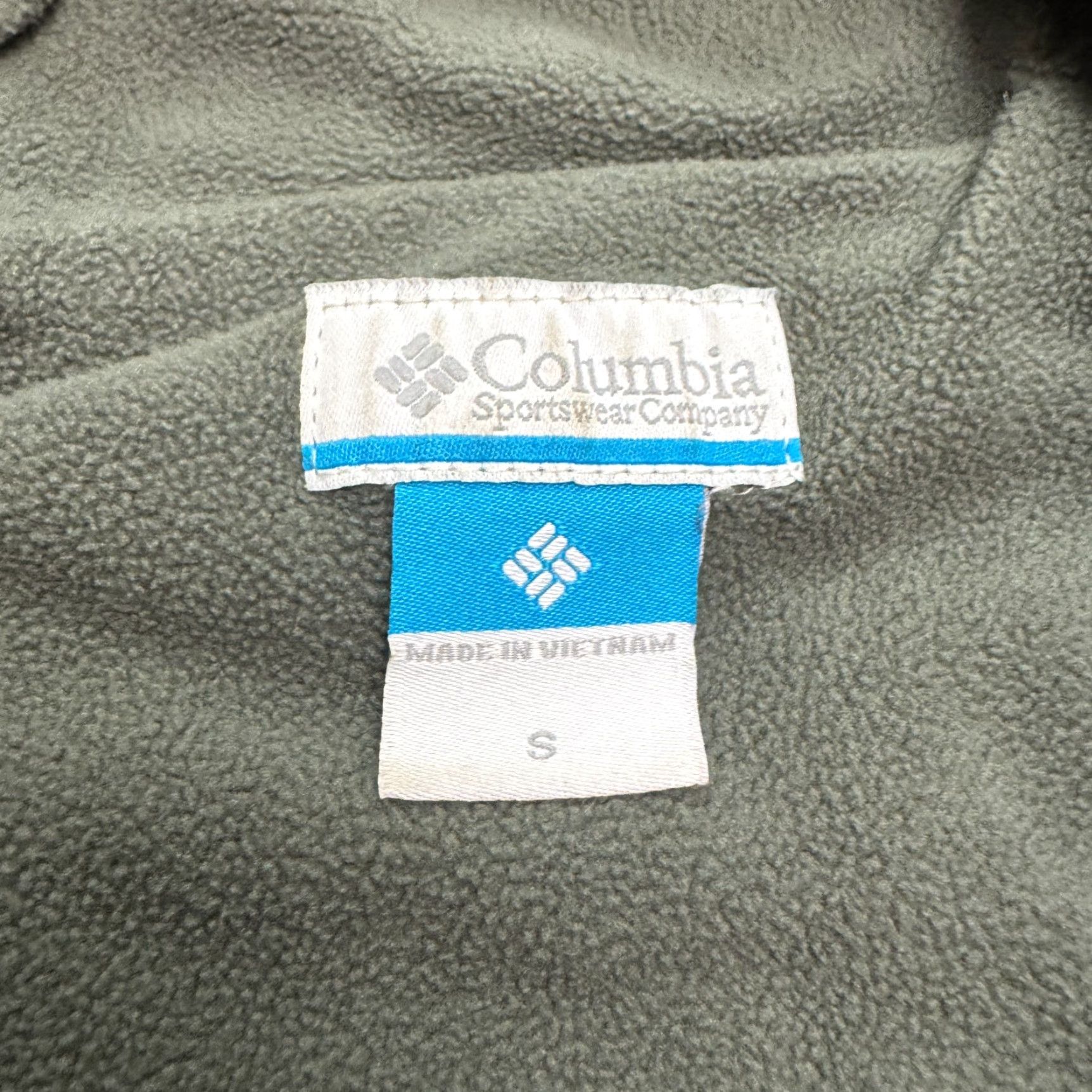 Vintage Columbia Quilted Puffer Vest Womens Small Green Full Zip Outdoor Fleece Line Size S / US 4 / IT 40 - 6 Thumbnail