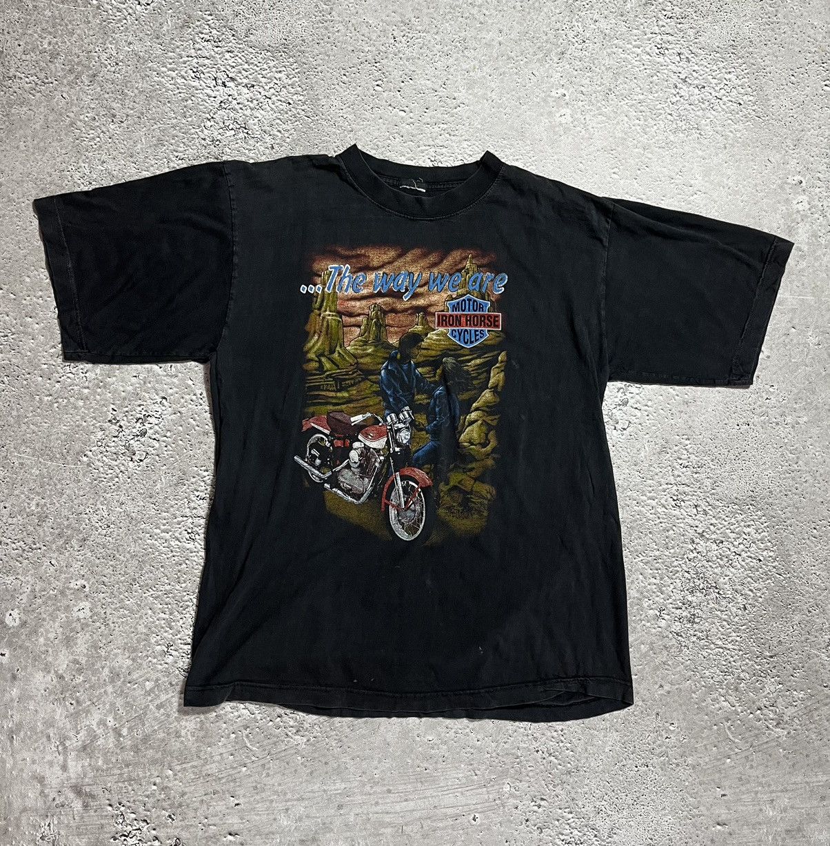 Vintage Vintage Y2K Motor Iron Horse Cycles Shirt Biker T shirt Tee Size US XXL / EU 58 / 5 - 1 Thumbnail