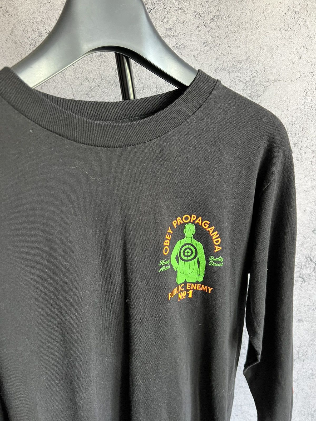 Obey Obey Long Sleeve T-Shirt Propaganda Public Enemy N1 Y2K Size US S / EU 44-46 / 1 - 4 Thumbnail