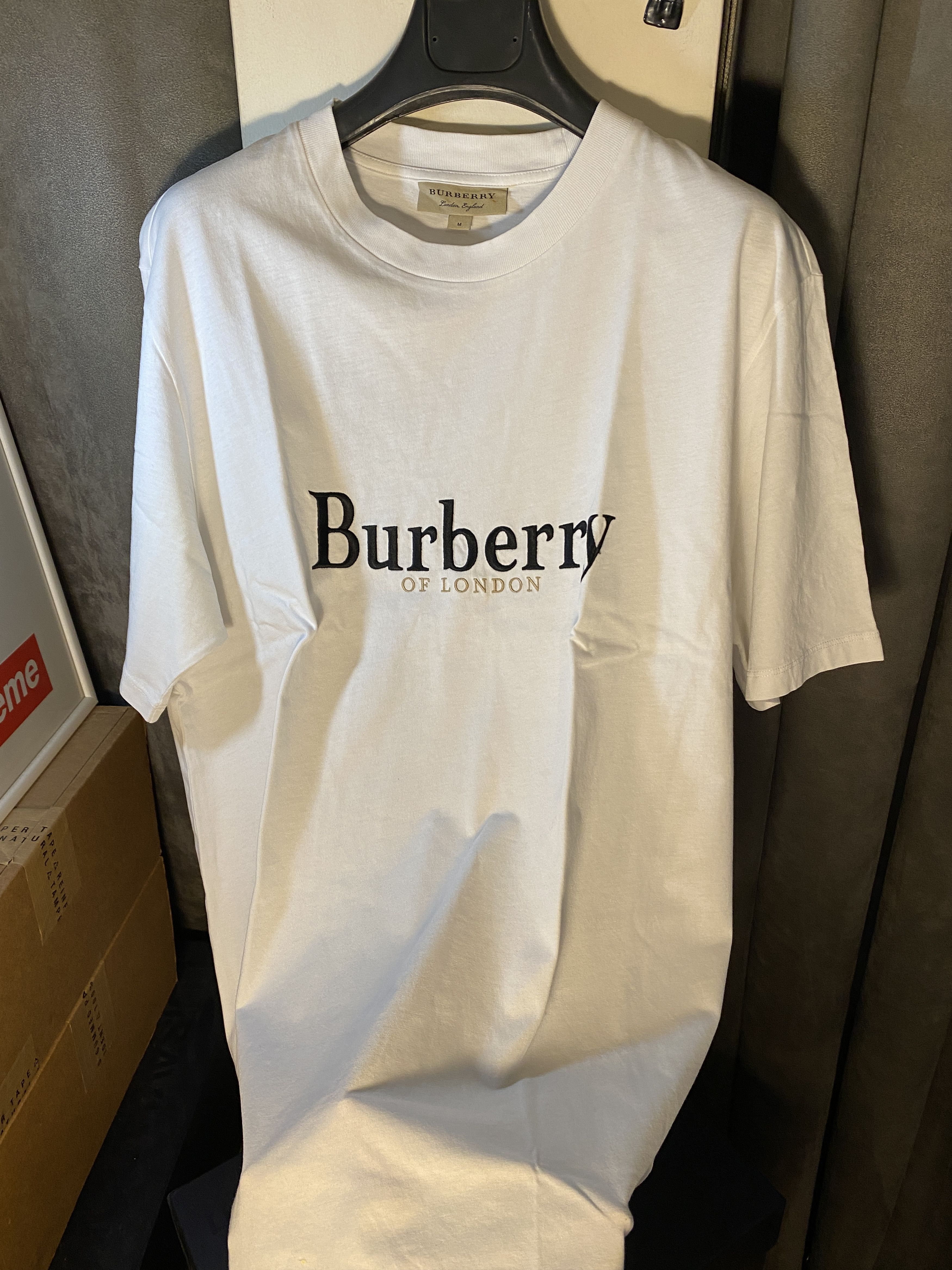 Burberry Burberry embroidered Logo tee Tisci's Era Size US M / EU 48-50 / 2 - 4 Thumbnail