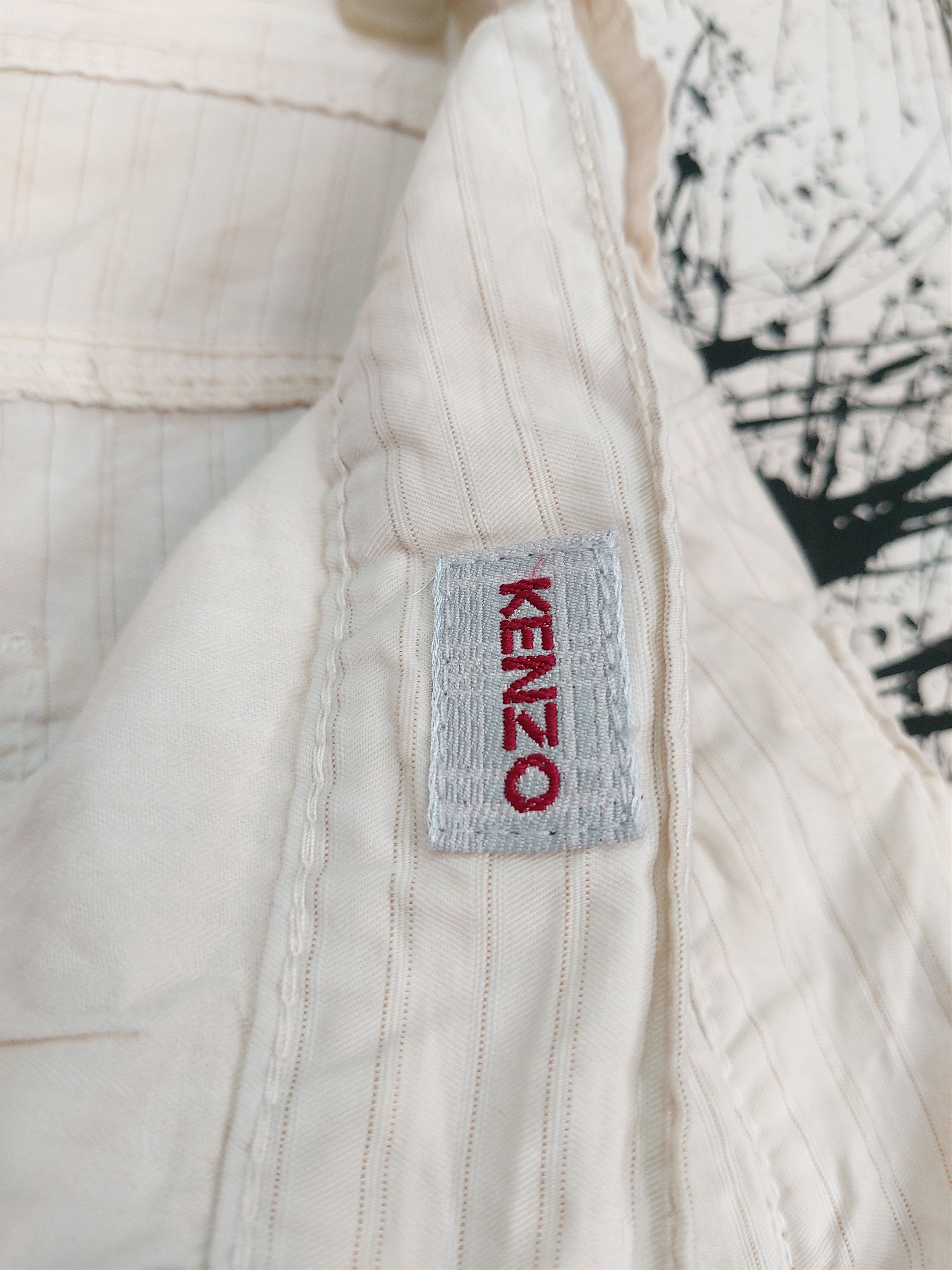 Kenzo 80'S KENZO HOME CASUAL STRIPE TROUSER PANTS Size US 33 - 11 Thumbnail